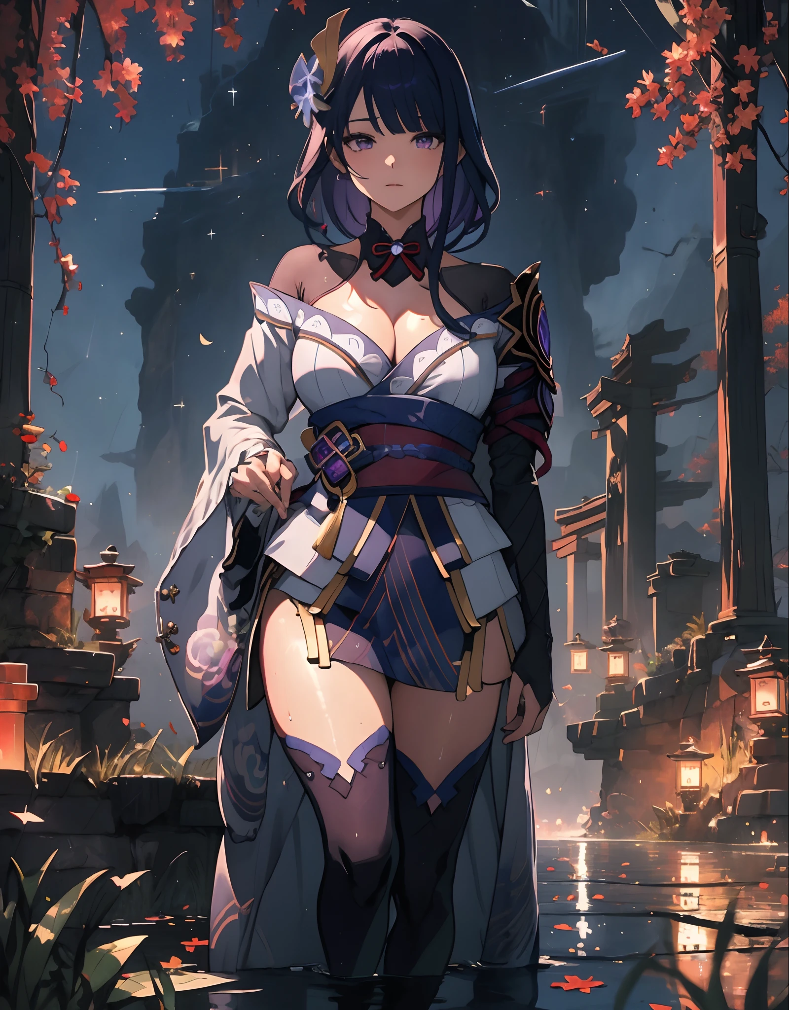 best qualtiy、General T Raidenza、Rin々Facial expressions、Agra、extemely sexy、wet,Kimono、oriental,Wet clothes、On the water、lower boobs,see -through,thighs thighs thighs thighs,grass field,Sateen,cherry trees,(starrysky:1.3),(masterpiece:1.3),(Top image quality),(Top image quality:1.2),(superfine illustration:1.2),(Top image quality)、(Works of monks)、(8k wallpaper)、hight resolution