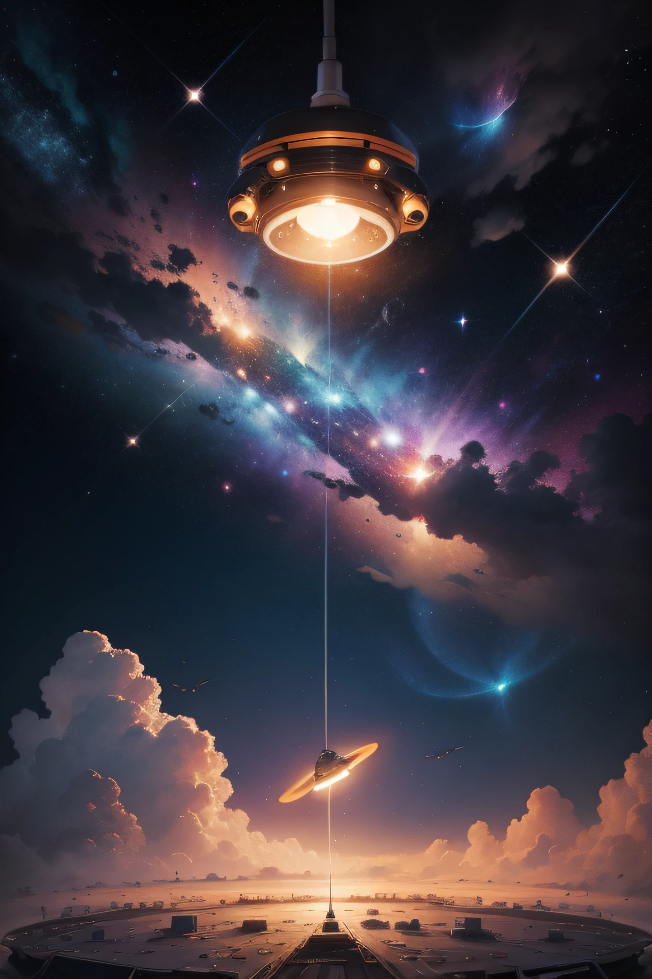 Floating in outer space ?ticket