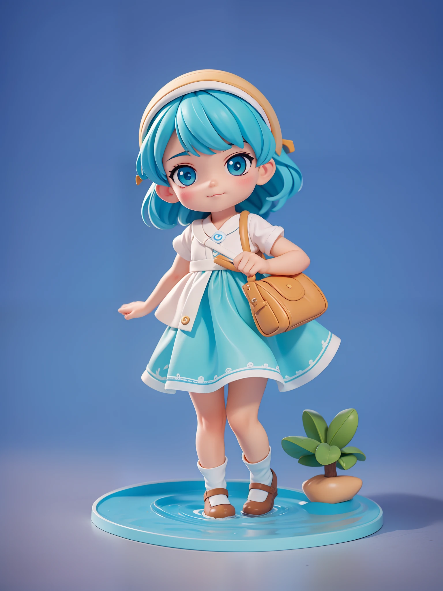 A little girl,swell sea,adolable,Hand companion,blindbox