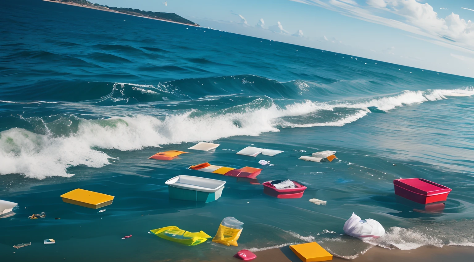There are a lot of plastic bags in the water on the beach, junk, plastic sea wrapped, author:Etienne Dressett, Washed, plastic waste, scattered rubbish, author:Matthia Jama, plastic, polluted, author:Ken Elias, littered, overload, submerged to waste, author:Raphael Colin, author:Daniel Geron, belongings strewn about, author:Roman Brooke