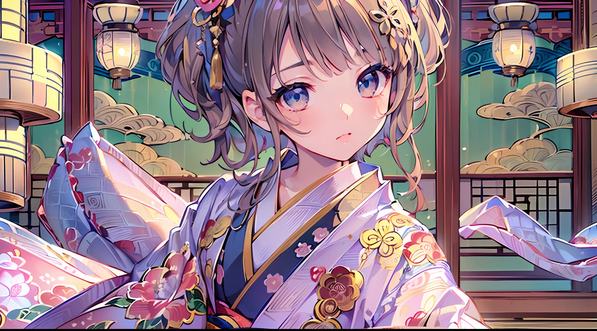 (Masterpiece, top quality, super detailed CG, ultra detailed beautiful face and eyes,super detailed, intricate details:1.2), 8k wallpapers, elaborate features,
(1 person, solo:1.4)perfect cartoon illustration, (full body illustration:1.5), 1 girl, cute face, yukata(not kimono), Japanese bon dance