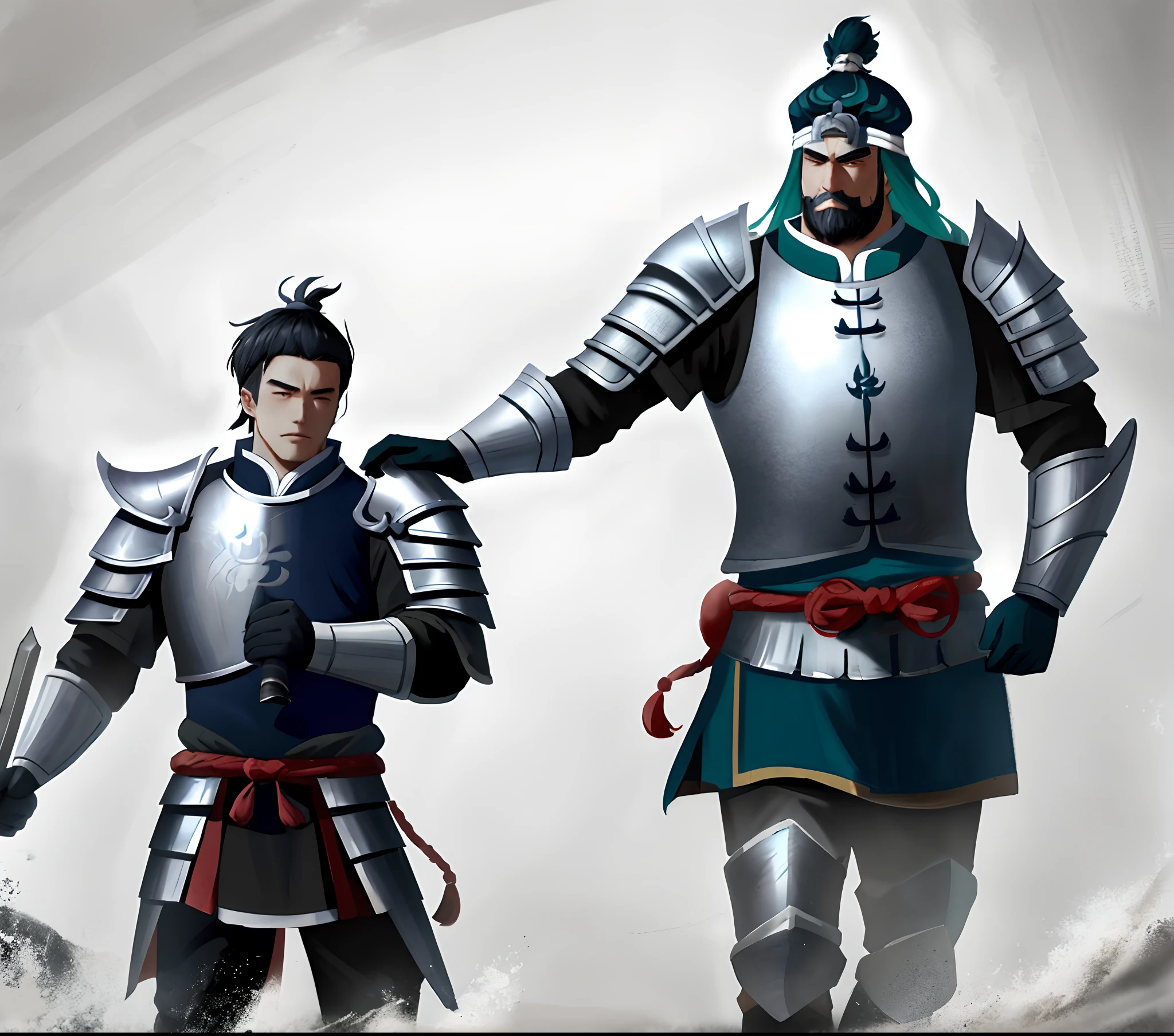 Zhong Kui in armor