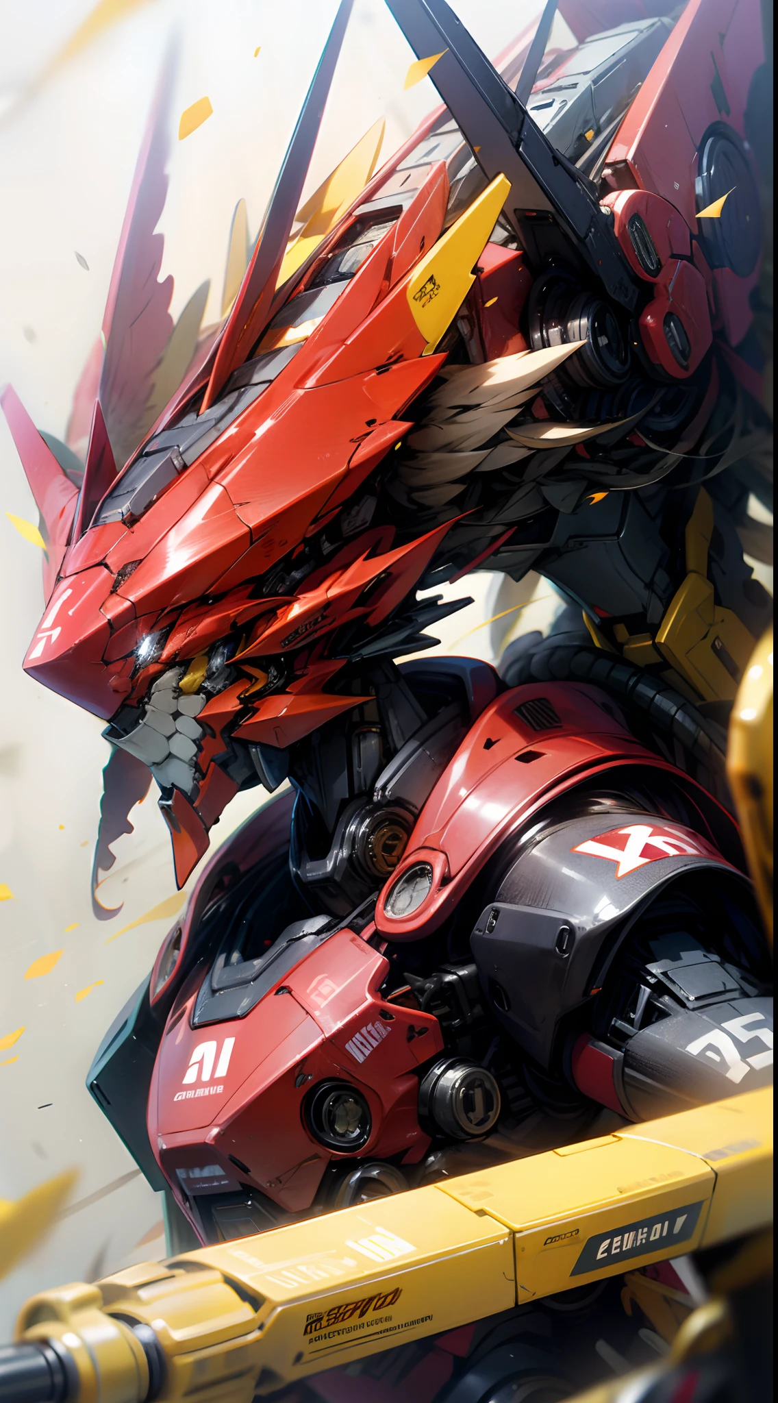 chicken
Mecha
Red and yellow