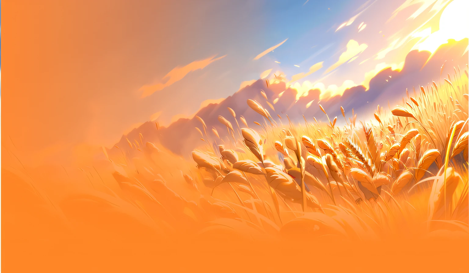 wheat，Rice，No characters