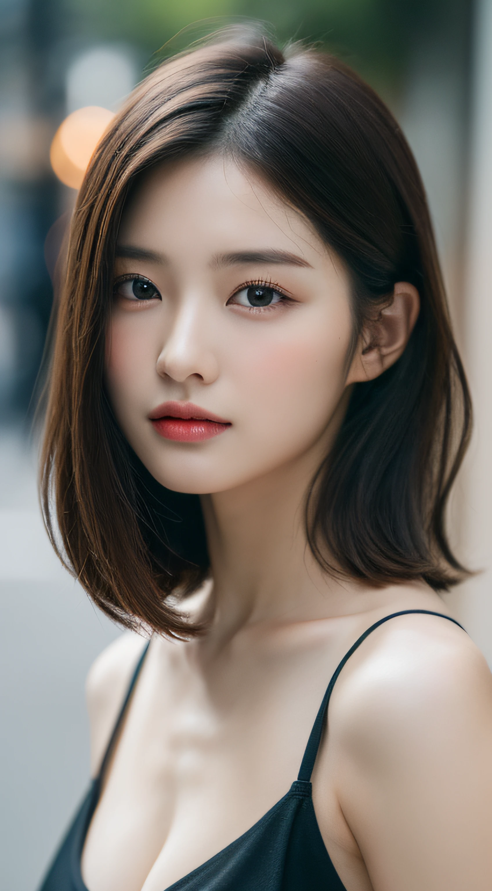 ((Best Quality, 8K, Masterpiece: 1.3)), Sharp: 1.2, Perfect Body Beauty: 1.4, Slim Abs: 1.2, ((Layered Hairstyle, Big Breasts: 1.2)), (black underwear: 1.1), (Nude: 1.1), (Rain, Street: 1.2), Wet: 1.5, Highly Detailed Face and Skin Texture, Detailed Eyes, Double Eyelids, Looking at the Camera
