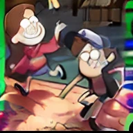 Cartoon character playing in park with baseball bat, gravityfalls, Gravity waterfall style, greg ], Snitch game style, adventure game, animated series, fool and pixel jeff, adventurer, Adventure Time, during night!, style of rick & Morty, Loish e Goro Fujita, adventuring, jaidenanimations, Sunset!, Rick and Morty, hyper HD