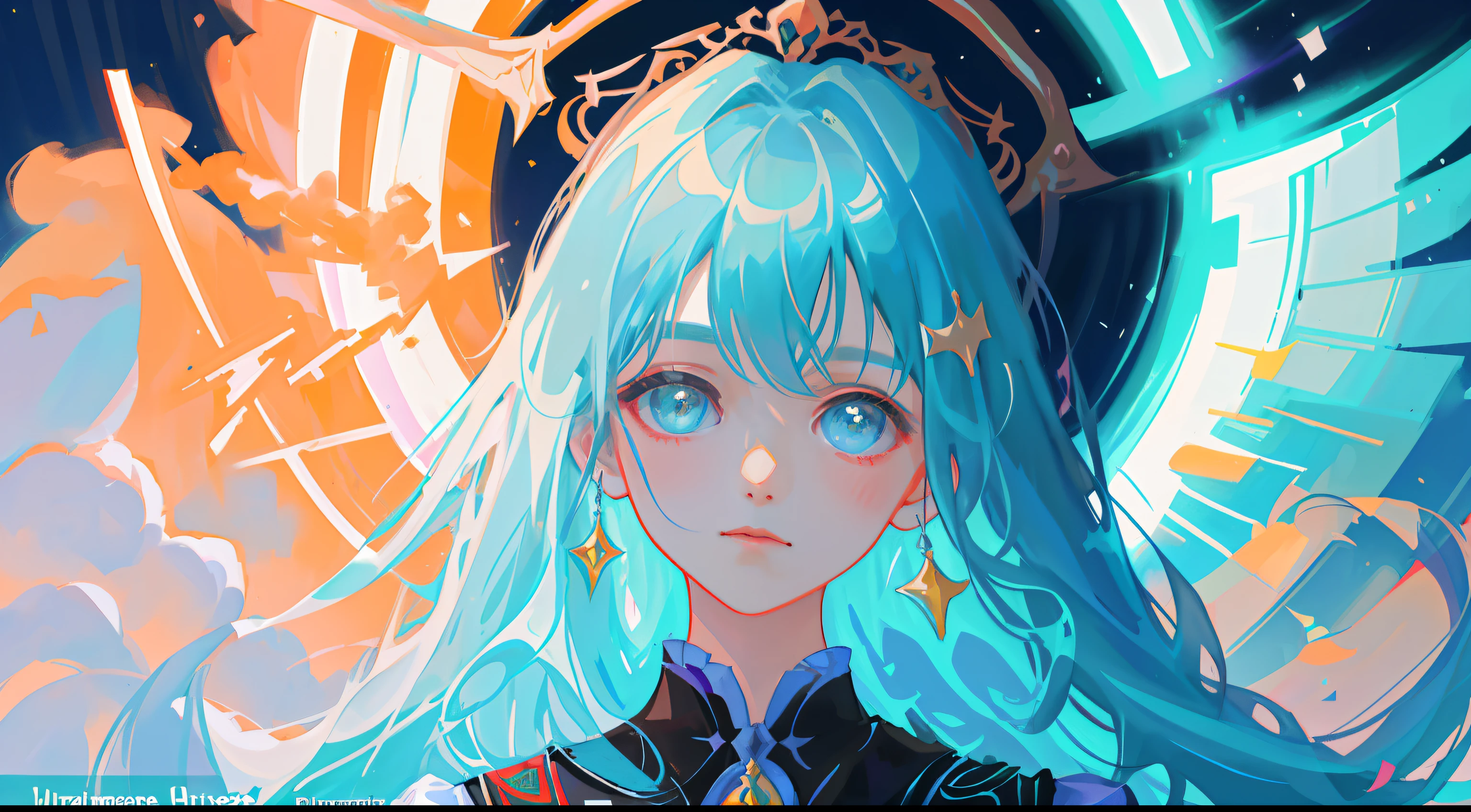 Healing Starlight,morden style,non-mainstream,a color,Guviz-style artwork,Guviz,Beautiful character painting,Guvez on the ArtStation Pixiv,Guvitz on the Pixiv Art Station,Stunning anime face portrait,beautiful digital artworks,wlop rossdraws,Detailed digital anime art,guweiz masterpiece