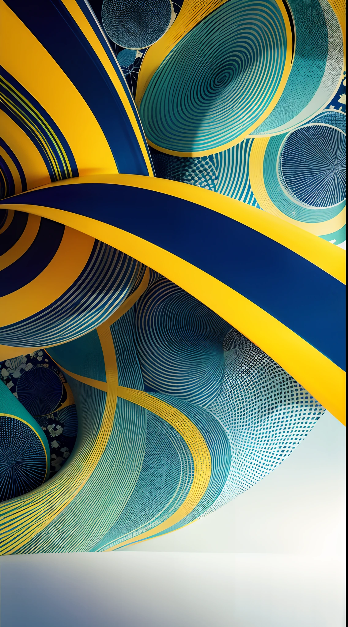 Beautiful abstraction, minimalism, realistic picture, bright colours, acid wallpaper