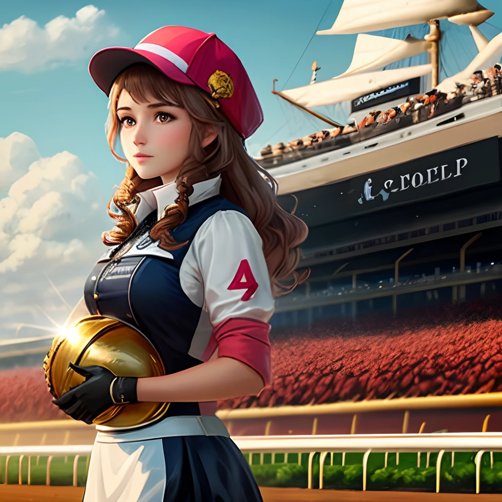 Horse Racing Girl，Golden ship