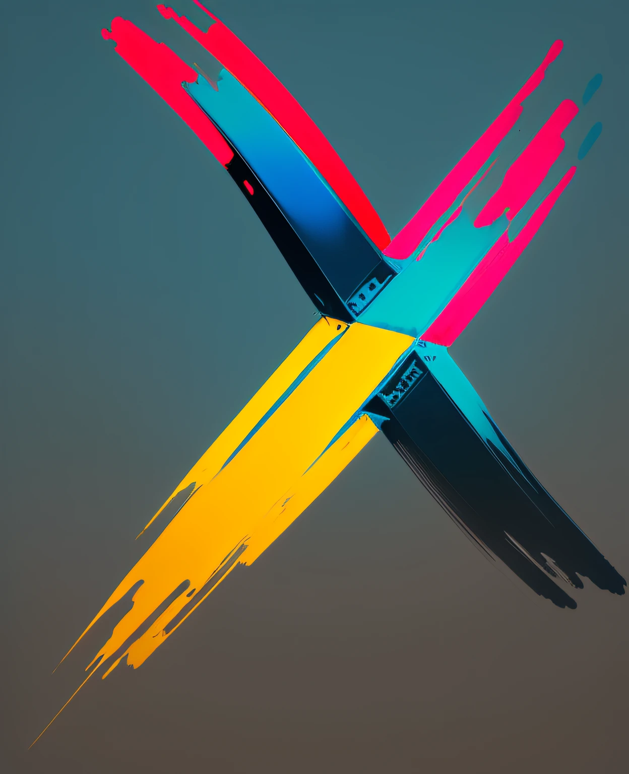 logotipo (mix de cores vermelho, amarelo, azul, rosa e preto), fundo neutro (branco)