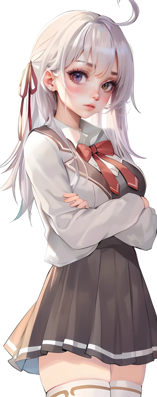 Sexy, Big-breasted, Full-body, Feminine, Tsun two-dimensional long hair cute