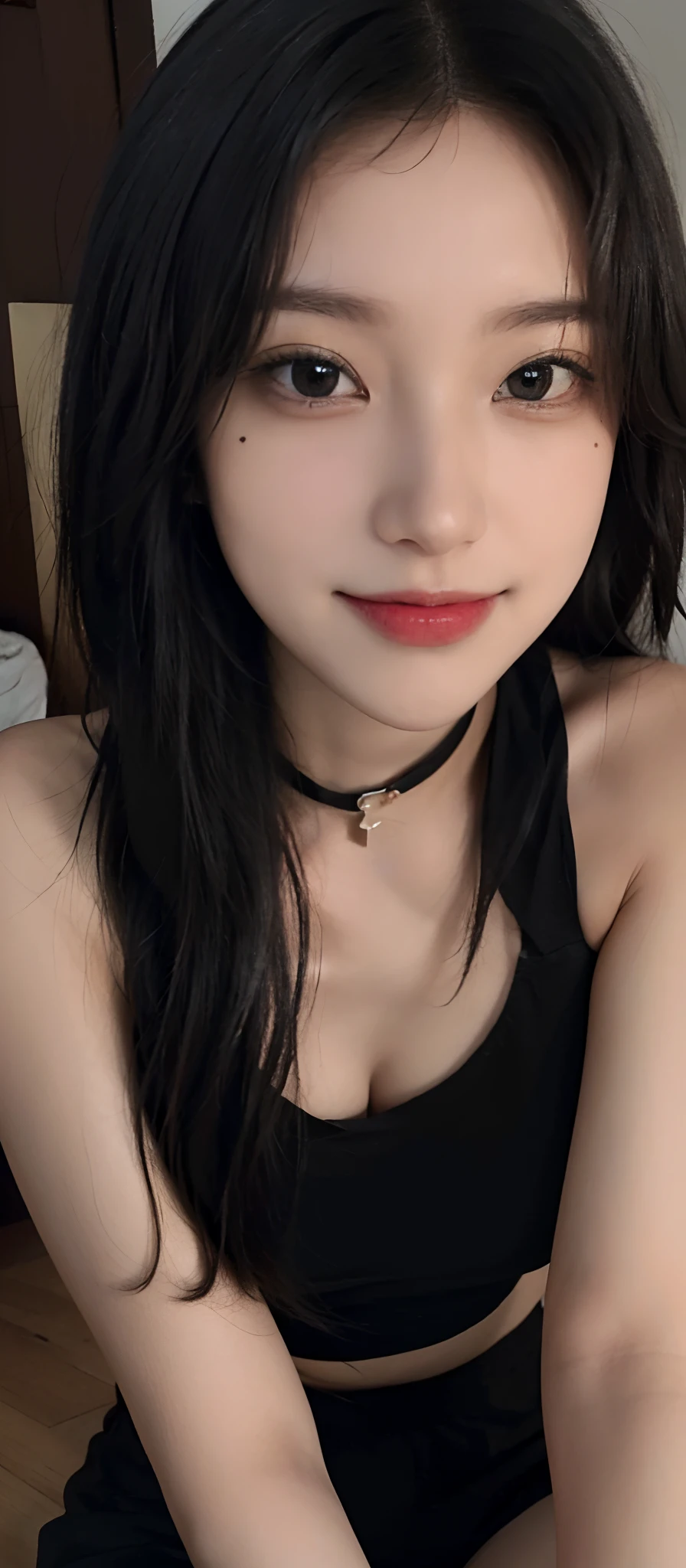 30 year old mature woman, hyper sex mom, erotic style, super cute, full naked upper and lower body, nice perfect face with soft skin perfect face, beautiful long wavy silver gray hair, 8K resolution, very realistic , very detailed, high quality , beautiful erotic spoiled face, (giant breasts: 1.9), lying on the bed, cameltoe pussy, chubby, camera shot from above