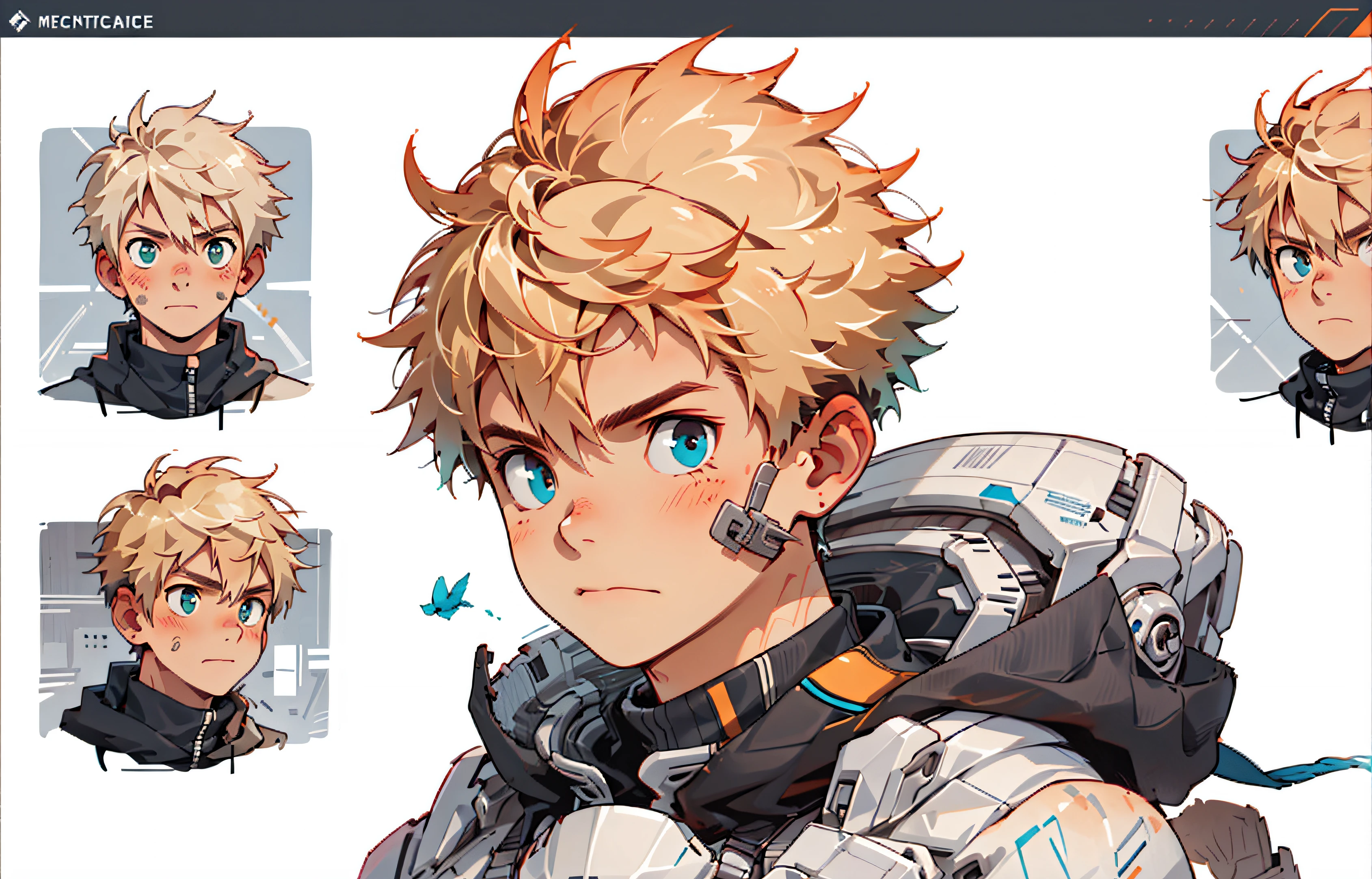 Anime characters with different facial expressions and hairstyles, detailed anime character art, trending on artstation pixiv, Detailed digital anime art, highly detailed exquisite fanart, Highly detailed character design, portrait anime space cadet girl, anime mecha aesthetic, Anime character art, Kawasi, cushart kenz, high quality character design, Guweiz on ArtStation Pixiv