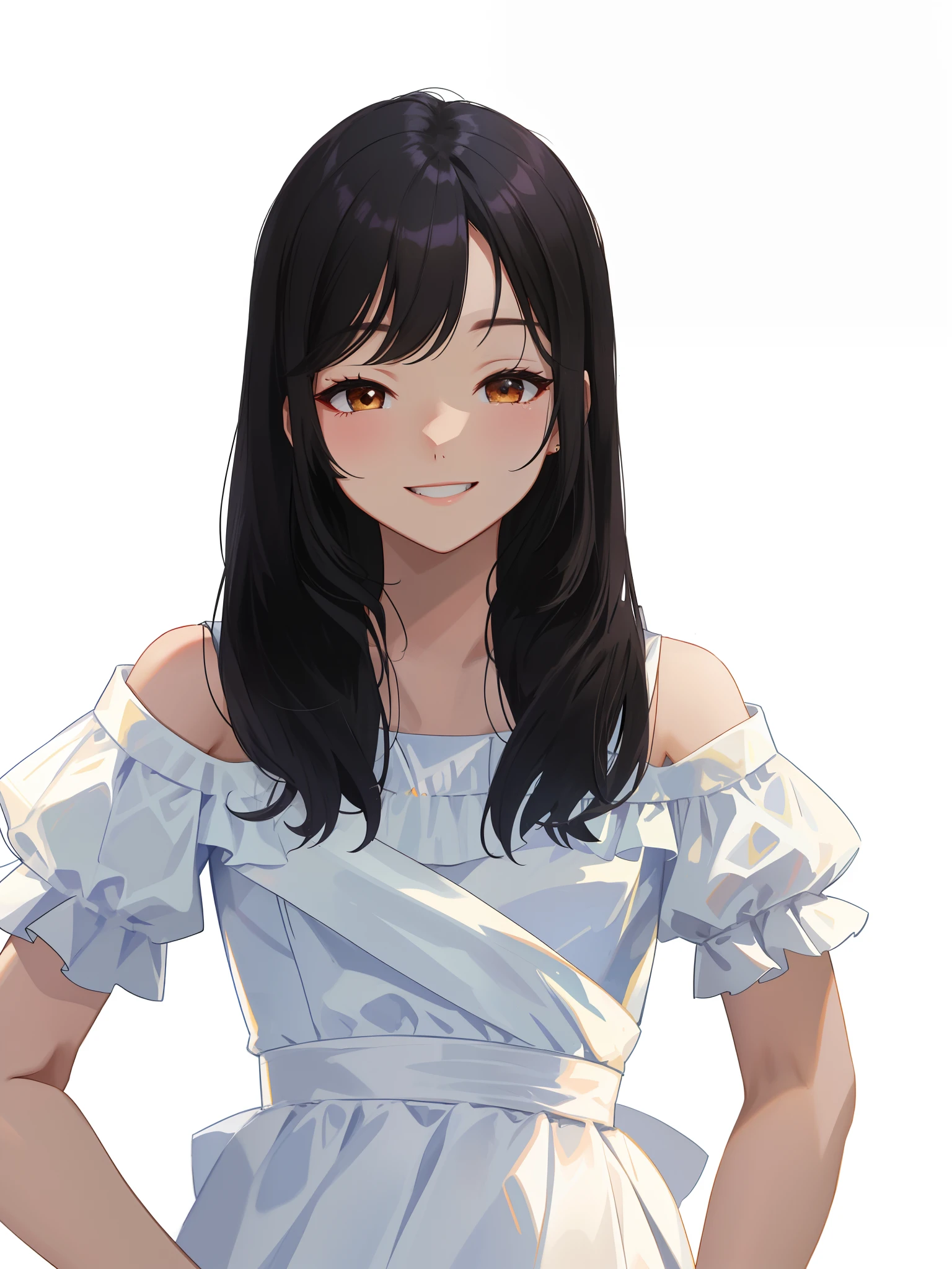 anime, best quality, absurd resolution, intricate detail, (perfect detail features), 8k, UHD, (masterpiece:1.4), (high quality:1.4), high definition, animation, illustration, highly detailed, highres, extremely detailed, sharp focus, <lora:hyperdenoiser_v090:0.5>, <lora:hyperrefiner_v090:0.5>, <lora:add_detail:0.3>, 4k, absurd resolution, detailed hands, (detailed eyes:1.3), <lora:sd15_lora_beta:1>, <lora:perfetfingers:0.5>, <lora:ETO_OC:0.2> ETO-OC, <lora:ETO_OCC006:0.7>, ETO_OCC, (curly hair:1.6), (long hair:1.1), (black hair:1.5), thick eyebrows, pale skin, 1girl, ((hazel-green-brown eyes:1.4), (multicolored eyes:1.4)), smiling, looking at viewer, mature female, (parted bangs:2), (apple-cheeks, round-face, round-chin), <lora:partedbangs:0.8>, <lora:taremeEyes_v10:0.5>, perfect eyes, full body, (dress), (sfw), outdoors, garden, sky, happy, (wearing a sundress) BREAK <lora:give food-001.5:0.6> (1boy giving food to girl), (pinch a cookie:1.6), pov hand, pov, 1boy, (girl been feed), (cookie:1.7), (give food:1.6), (hand from out of screen:1.7)