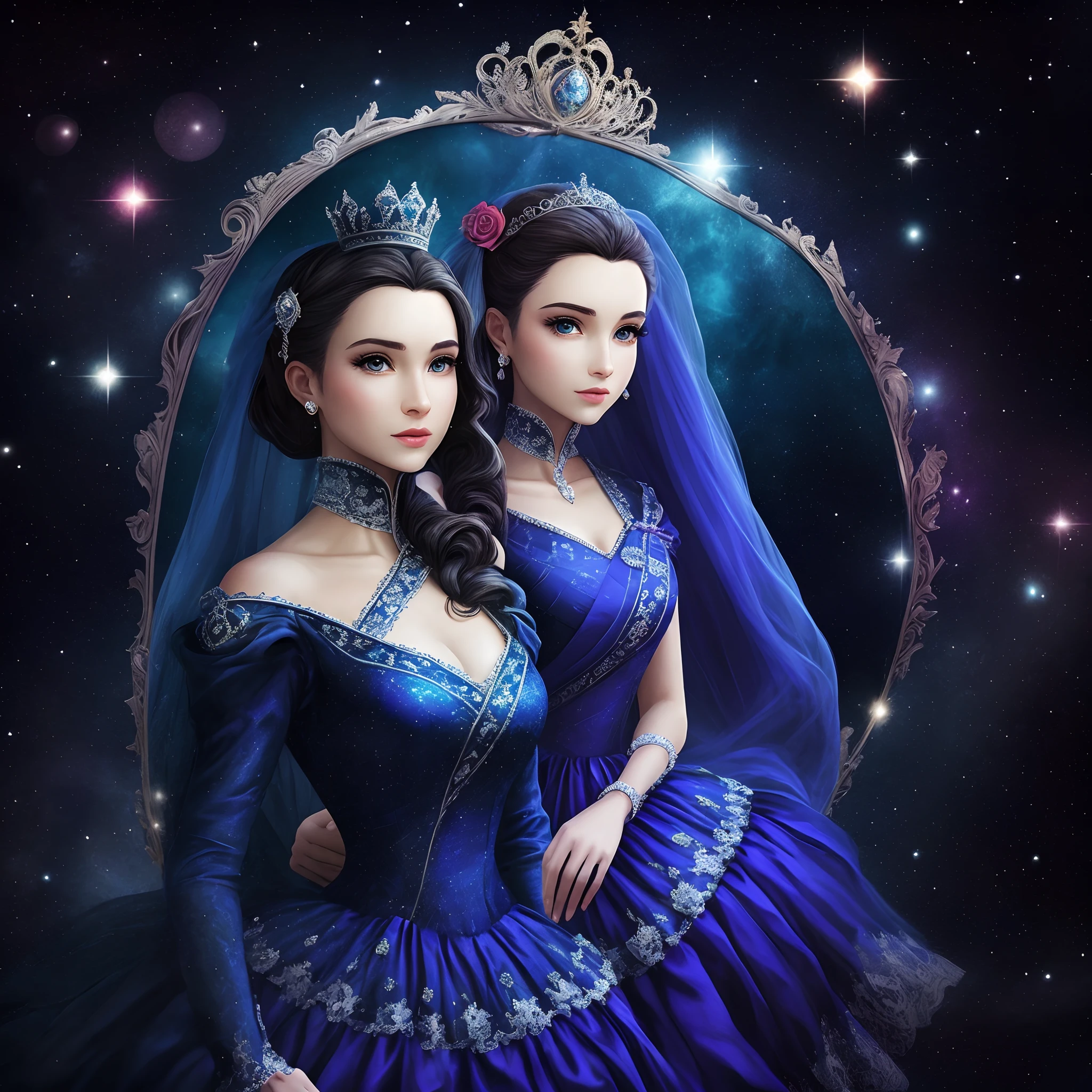Two-dimensional beauty royal sister