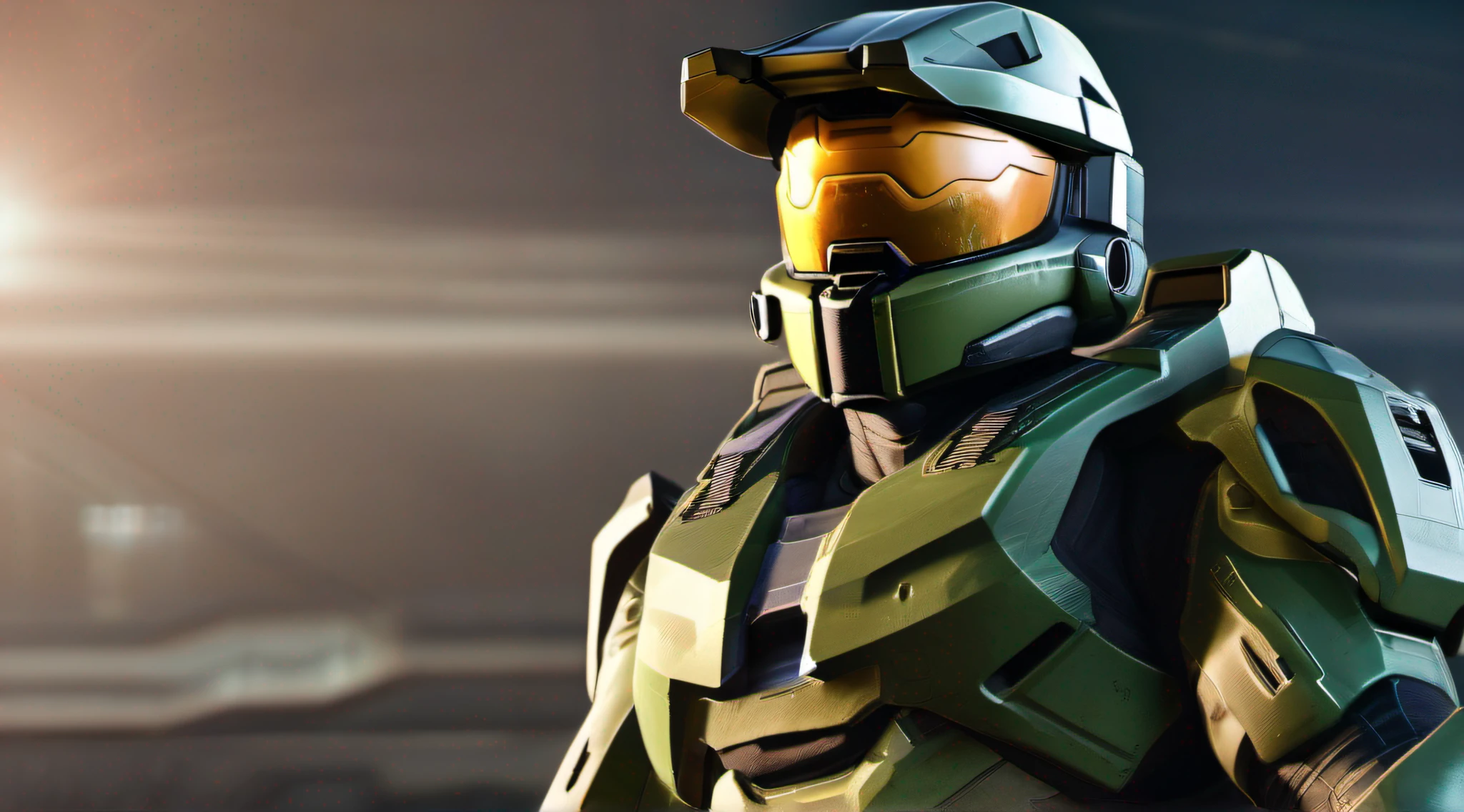 a close up of a person in a helmet and some other people, halo master chief, master chief, master chief from halo, halo infinite!!, halo infinite, adam driver as master chief, male with halo, halo, gear halo, hq 4k wallpaper, spartan, star citizen halo, halo. octane render, halo ark, halos