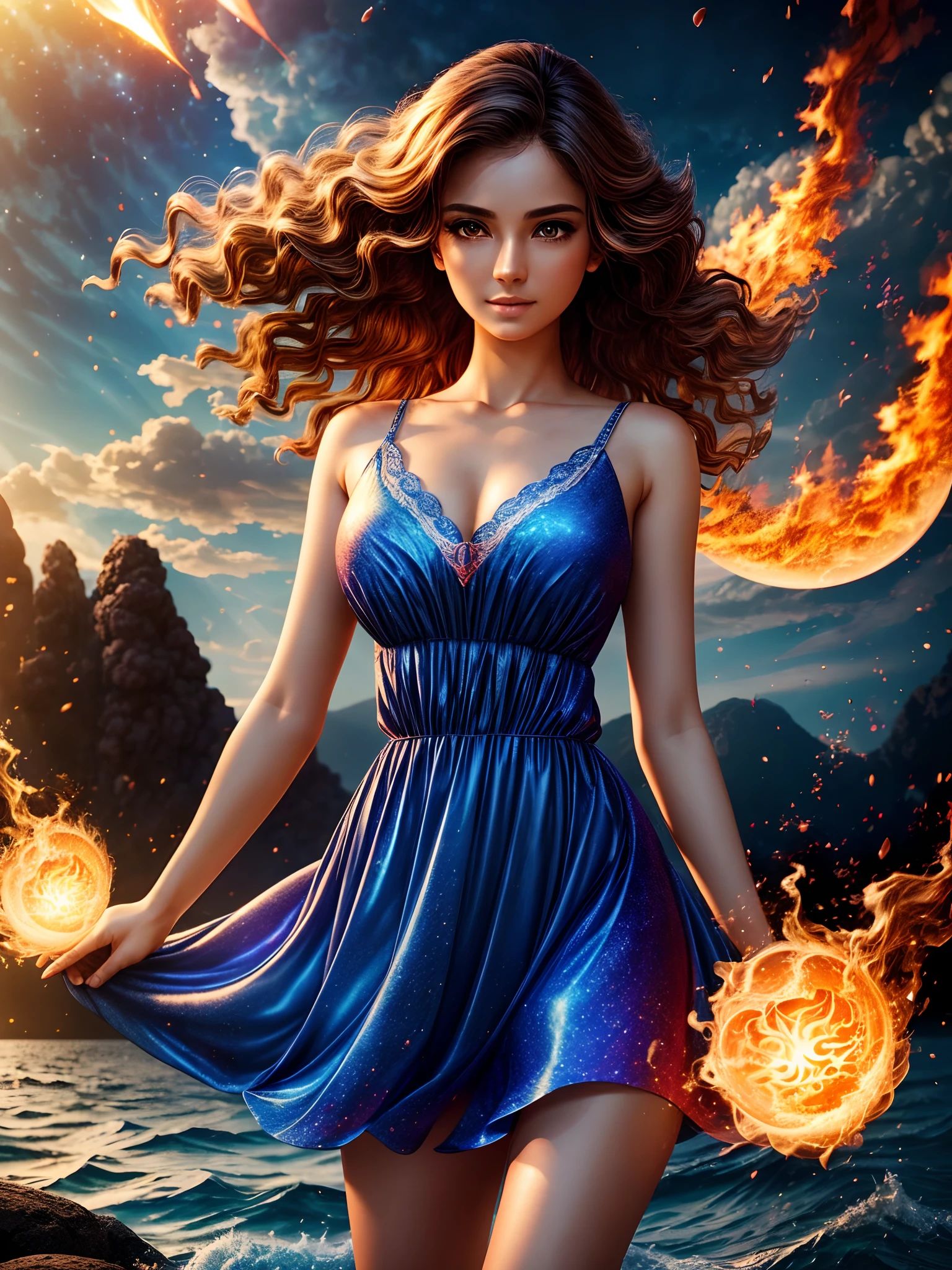 (masterpiece:1.1), (best quality:1.2), (artwork:1.1) of (real adult catgirl in light nightdress, dynamic pose:1), skinny, thin legs, thin hips, crepuscular rays, (scenic, floating short hair, tender, natural skin, upper body, tall), (crisp:1.1), (ultra detailed, ultra detailed cg background), full body colorful tattoo, firestorm, centered, colorful, glowing, (depth of field), wavy hair, finely detailed, (edge detection:1), (120mm), beautiful eyes, (intense lighting:1.1), (ultrasharp), fine art, creative, face, bokeh, photographed on a Fujifilm GFX 100S, macro lens, orange, cold blue, fireball, engulfed in flames, flight, sunny, dynamic, physics, sky, lava, moons, shockwaves, red-hot, magic, wizardry, spheres, concentric