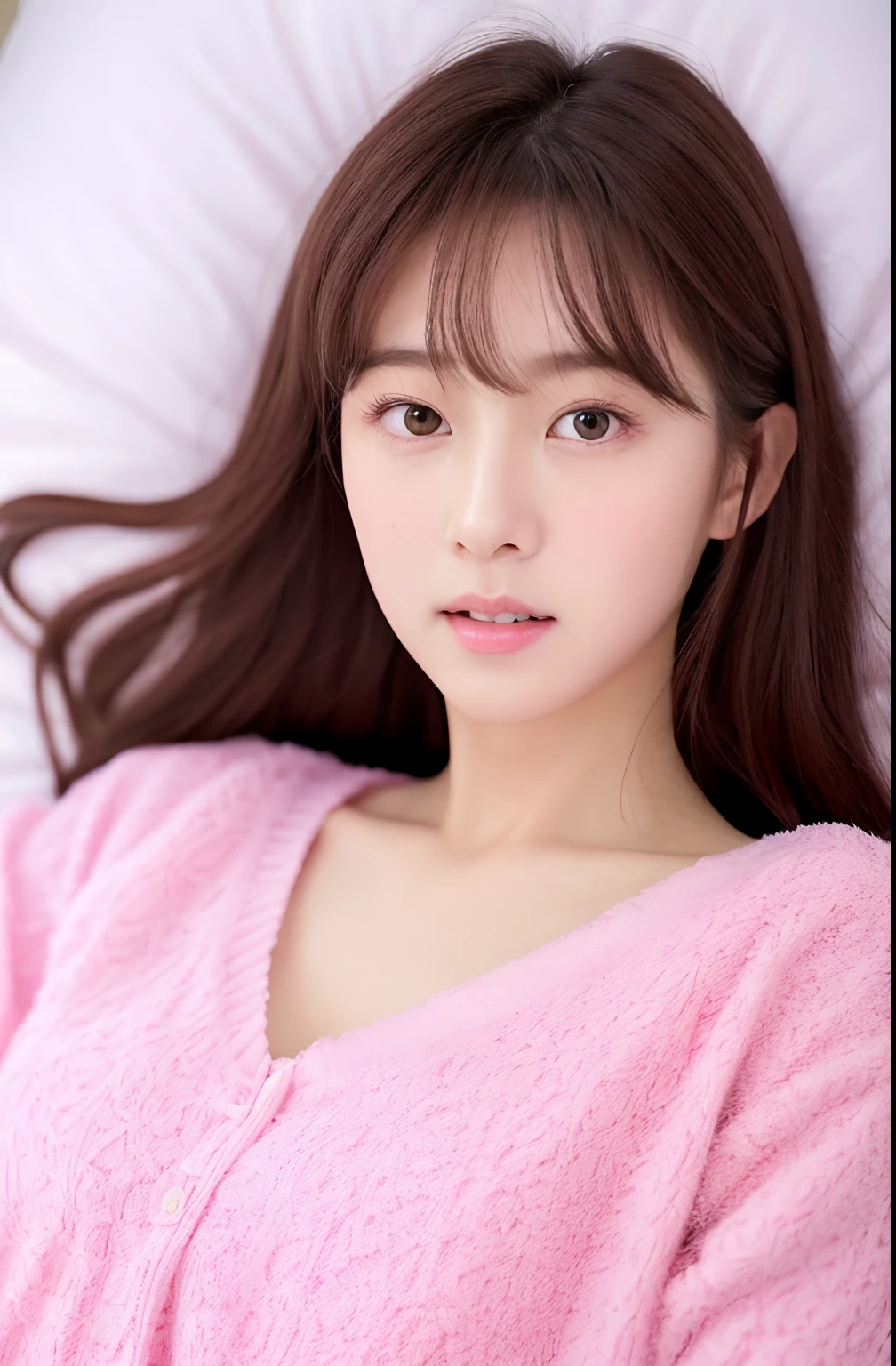 (Best-quality, Masterpiece, Ultra-High-Resolution, (Photorealistic:1.4), Raw Photo, depth of field, professional lighting, perfect anatomy, extremely details), 1girl, 15-years-old, the most famous Japanese idol, (extremely cute face like the most popular Japanese idol, ((extremely cute and extremely big eyes)), extremely beautiful hair, extremely beautiful skins), extremely cute long-eyelashes, extremely cute lips,
relaxing on sofa in private-room,
wearing loose-fitting pajamas with cute-design,
((taken illegal-drugs), (((ecstatic))))