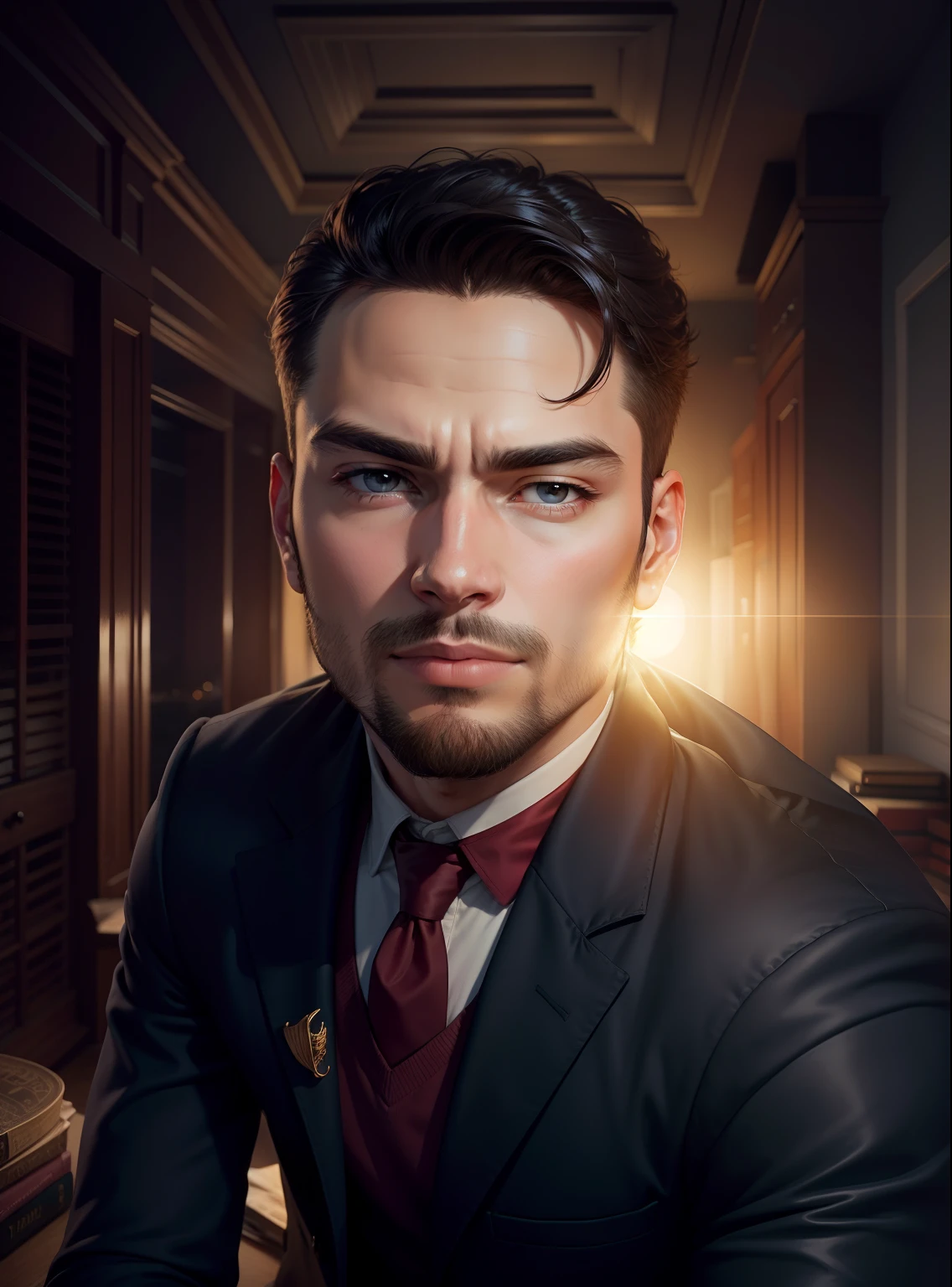 Change background and handsome look