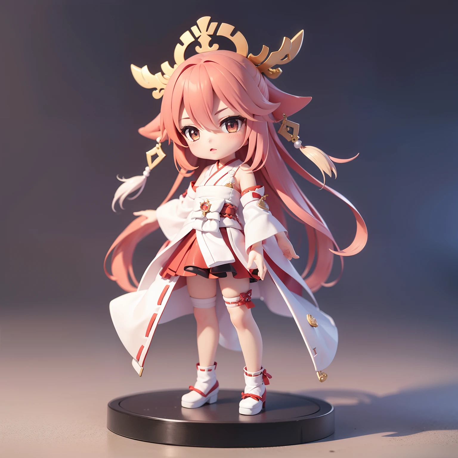 Yae Miko,Masterpiece 8k,vred,small loli,extreme hight detail