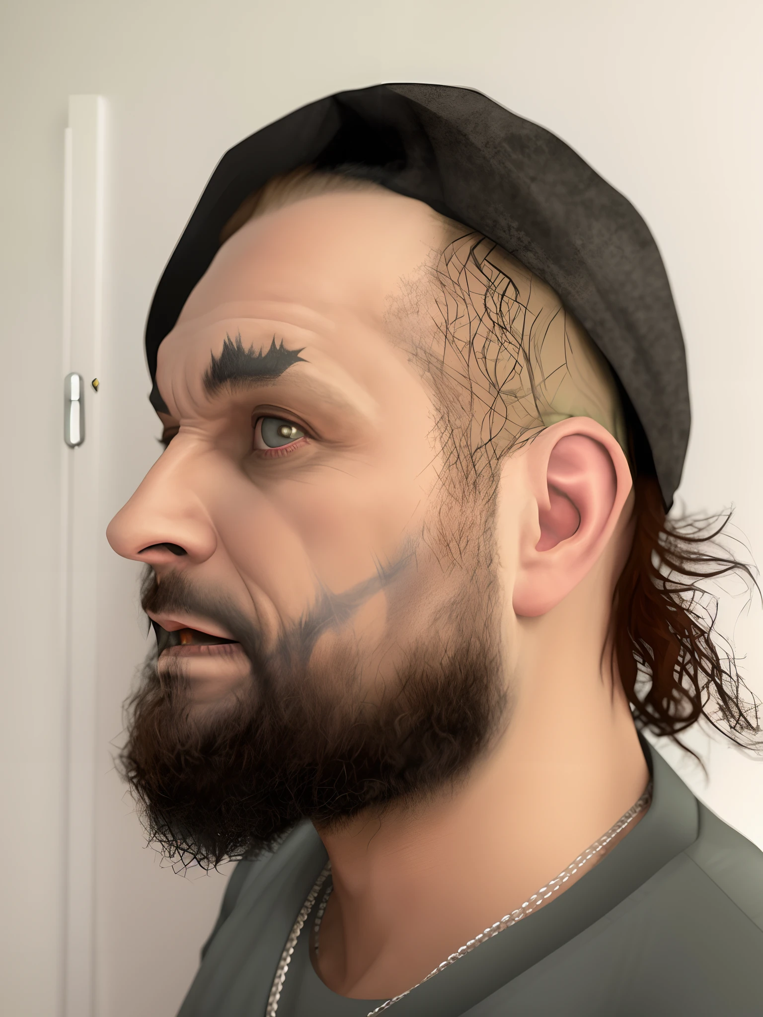Voyeuristic side view through window, voyeuristic shoulder level shot, ultra detail photo of the notorious villain, Joker in the dark knight, Joker in the room, voyeuristic view into the room through window, shoulder level shot, highly detailed, hyper realistic, octane render, unreal engine, 8k resolution