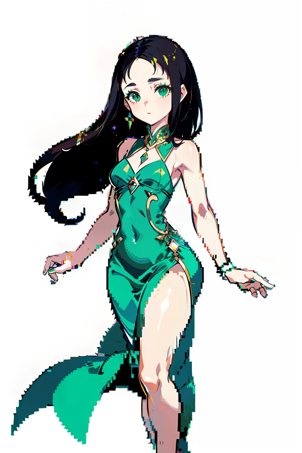 (masterpiece, top quality, best quality), pixel,pixel art,1girl,laying on the bed,full body,