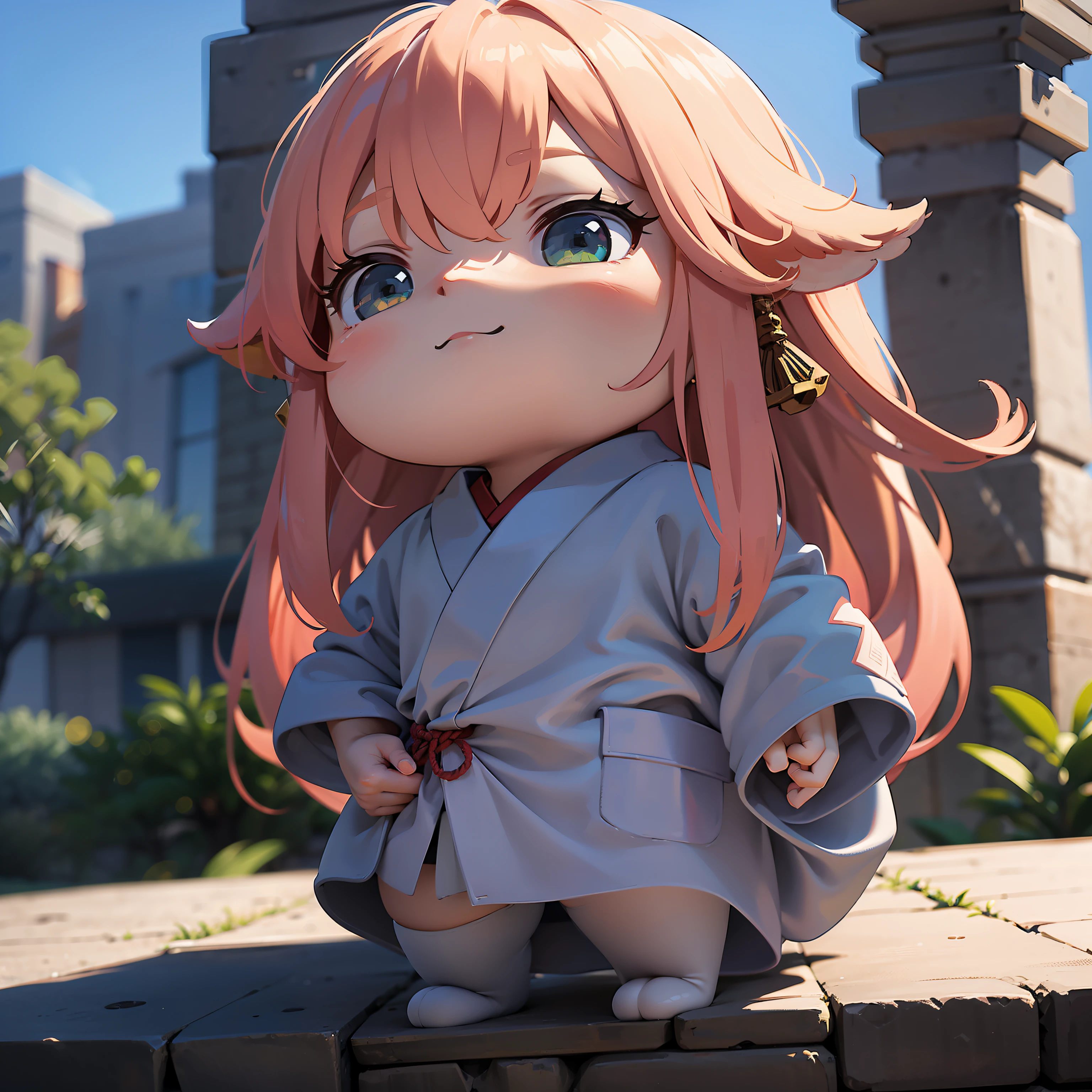 Yae Miko,Masterpiece 8k,ridicule,Small ,extreme hight detail,Emoticon pack