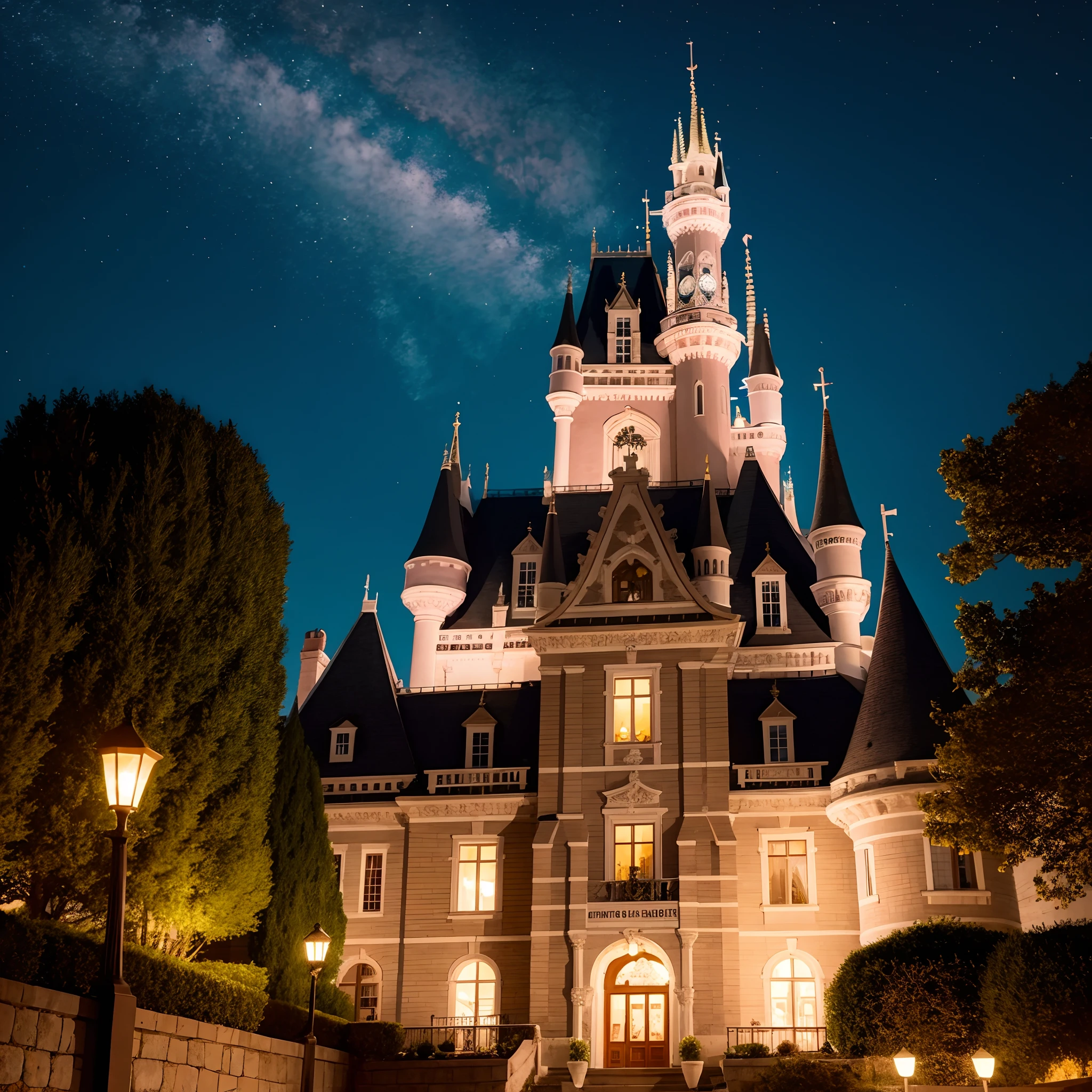 Castle night view