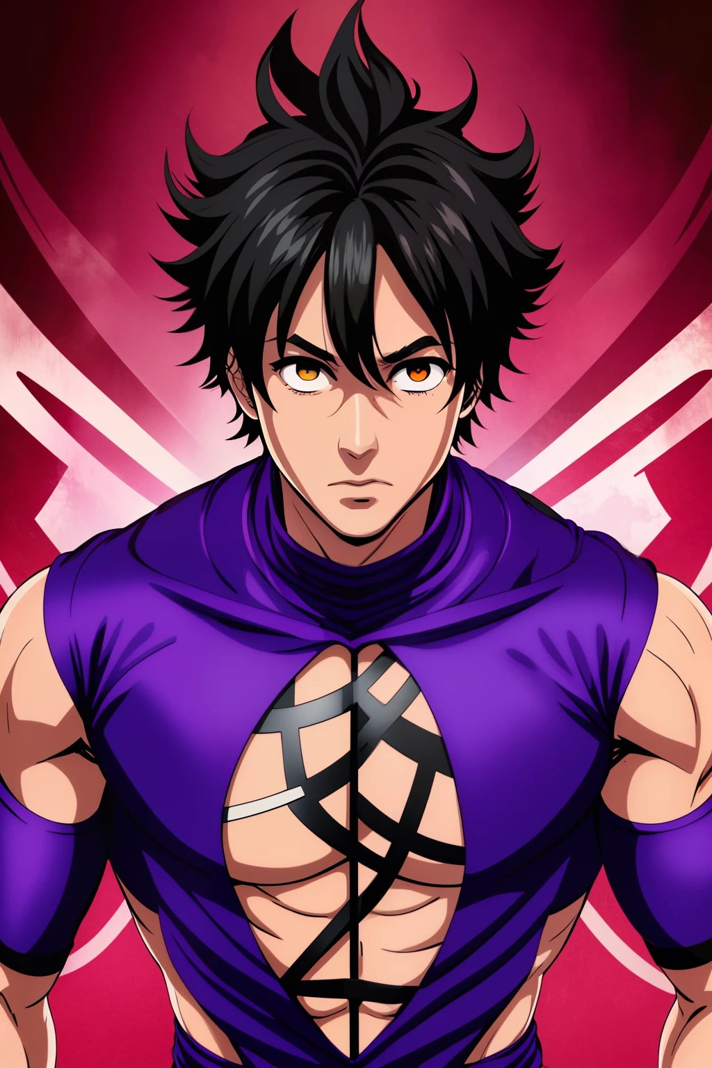 Personagem de anime homem roxo e preto com um fundo roxo, Muscles, emitindo aura roxa maligna, badass anime 8 k, Tetsuo futurista, Anime Wallaper, an epic anime of a energy man, anime epic artwork, papel de parede anime 4k, 4 k manga wallpaper, hd anime wallaper, Tetsuo, Akira, aura roxa, postura de luta, fogo, sorriso mal, psicopata, psychotic, maligno, cabelo longo, anime desenho, energia, raios