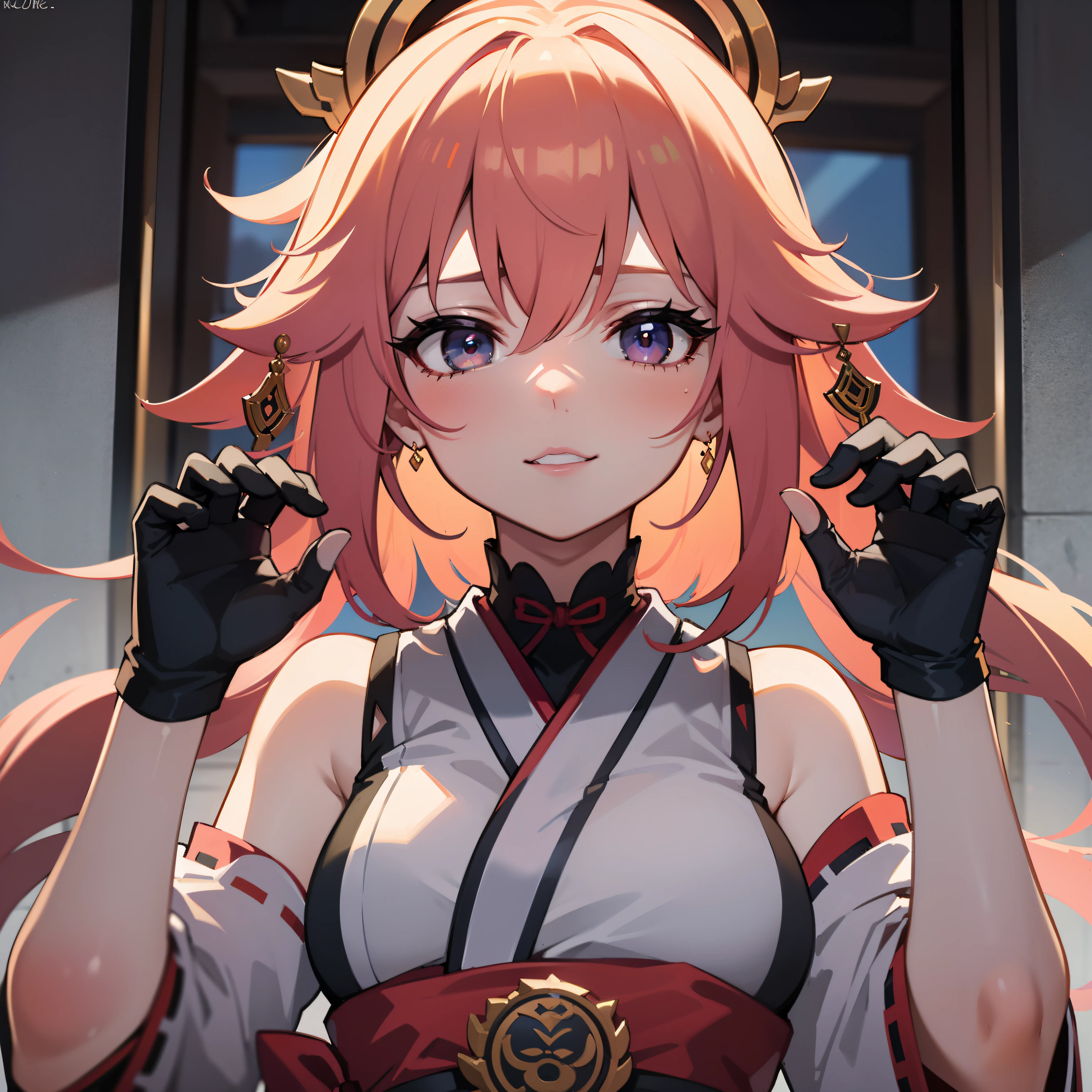 Yae Miko,Masterpiece 8k,Naughty,Royal Sister,extreme hight detail,Ultimate temptation
