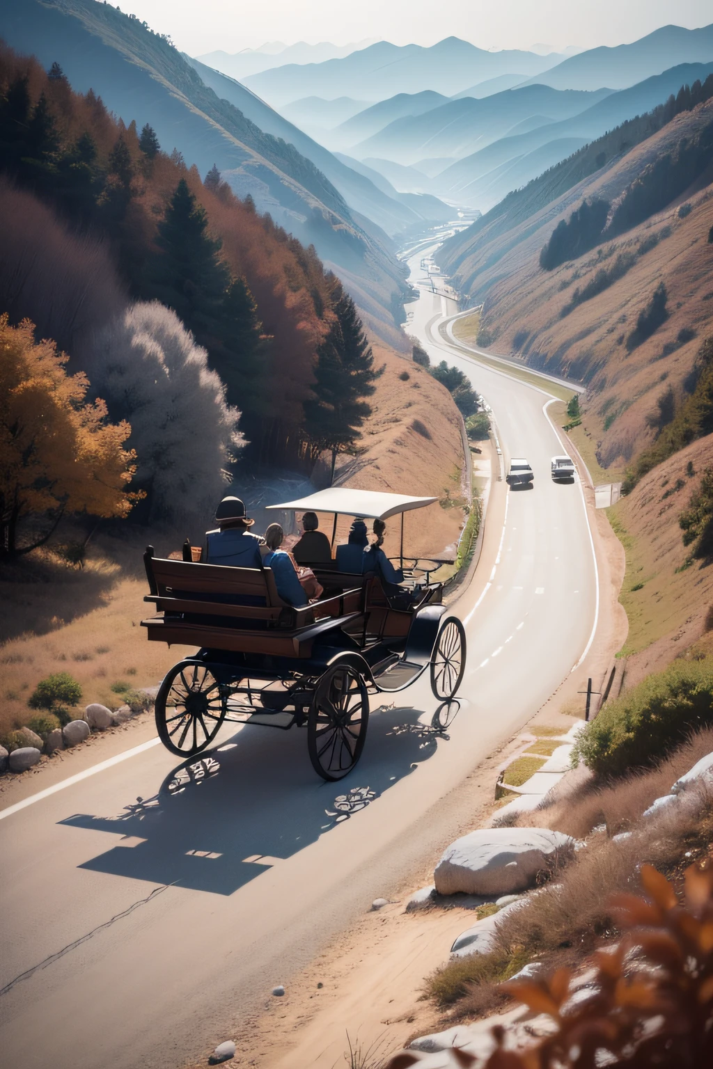Gan,Gangneung Province。
A horse-drawn carriage drives down a potholed mountain road,The driver was an old man in gray,Two women in the carriage,A man wrote a ding on a map of Anling County with his pen in his hand。
The maid next to him knew,This Anling County official is going to be out of luck。