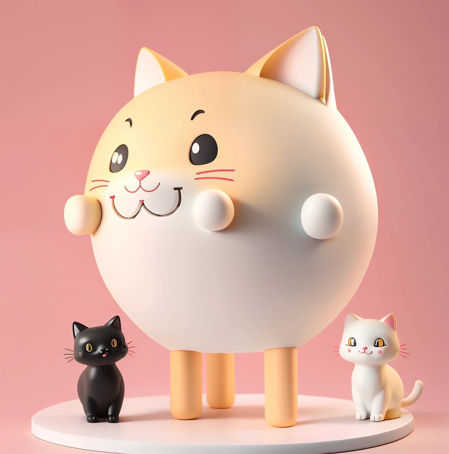 Smiling cat,IP,dopamine,simple backgound