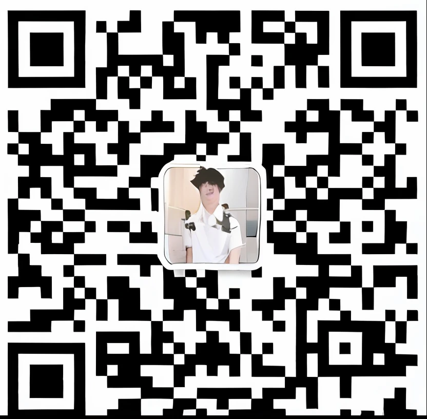 QR code with photo of man in white shirt, scan, 🔞🤡, Cai Xukun, Middle metaverse, xqcow, negao, Inspired by Bian Shoumin, like liangchao wei, Li Zixin, zmonzheng, Chiba Yuda