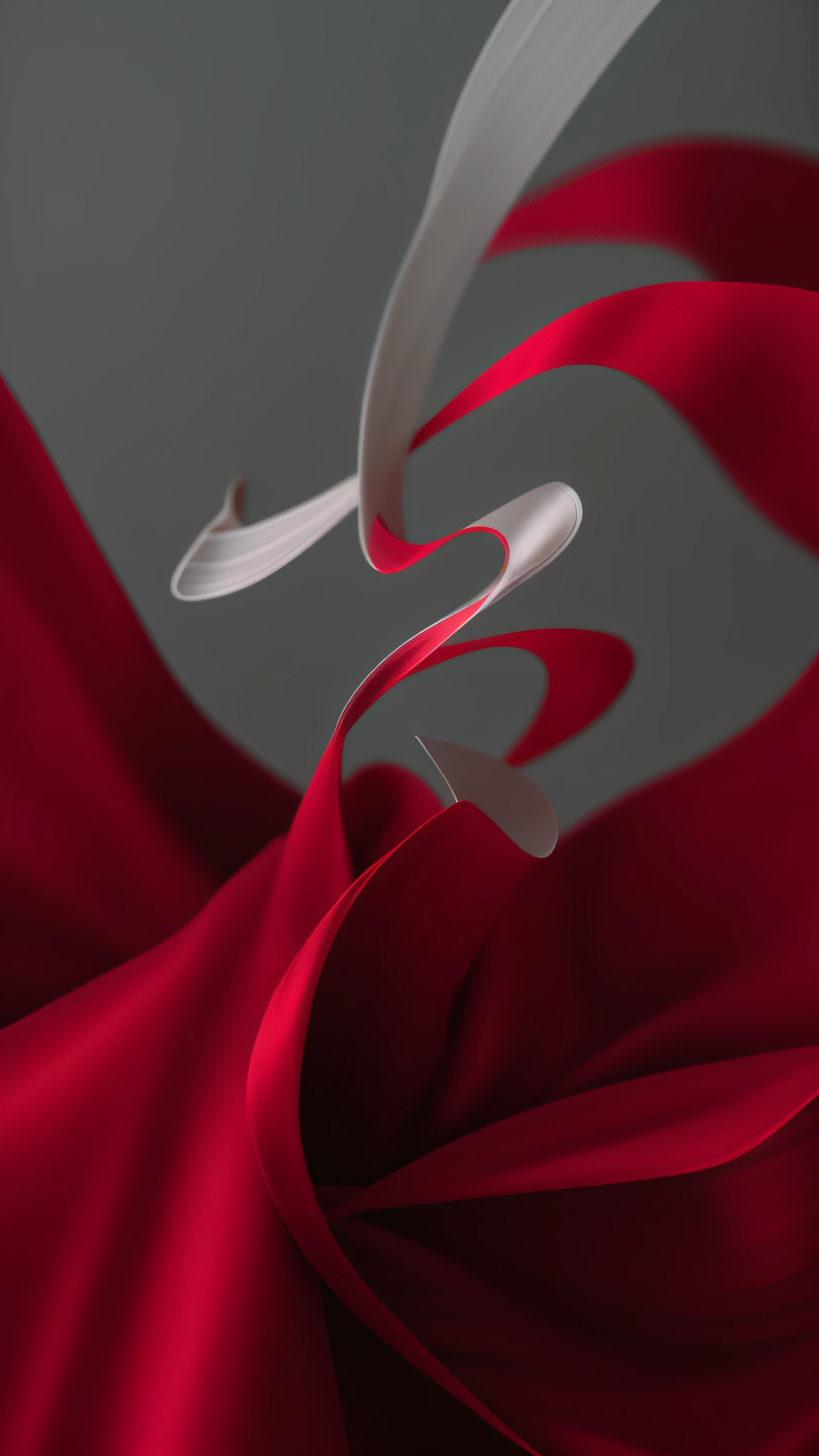 Silk pleats,Red