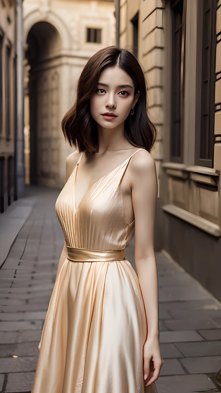 Model shooting style, (the Extremely Detailed CG Unity 8K Wallpapers), full-shot body photo of the most beautiful artwork in the world, stunning beautiful photo realistic available, an ultra-realistic ultra-detailed photo, a beautiful girl as a female dancer on the street of Florence,Navel, complex dress, gold,banquet, Large crowds, [slight smile],(Palazzo Vecchio And Piazza della Signoria background), (Princess Eyes, shining pupils), detailed symmetrical beautiful hazel eyes, Detailed gorgeous face, Highly detailed, Vibrant, Professional majestic oil painting, by Ed Blinkey, Atey Ghailan, Studio Ghibli, Jeremy Mann, Greg Manchess, Antonio Moro, ArtStation Trends, CGsociety Trends, with an intricate, high detailing, Sharp Focus, Dramatic, photorealistic painting art by midjourney and greg rutkowski