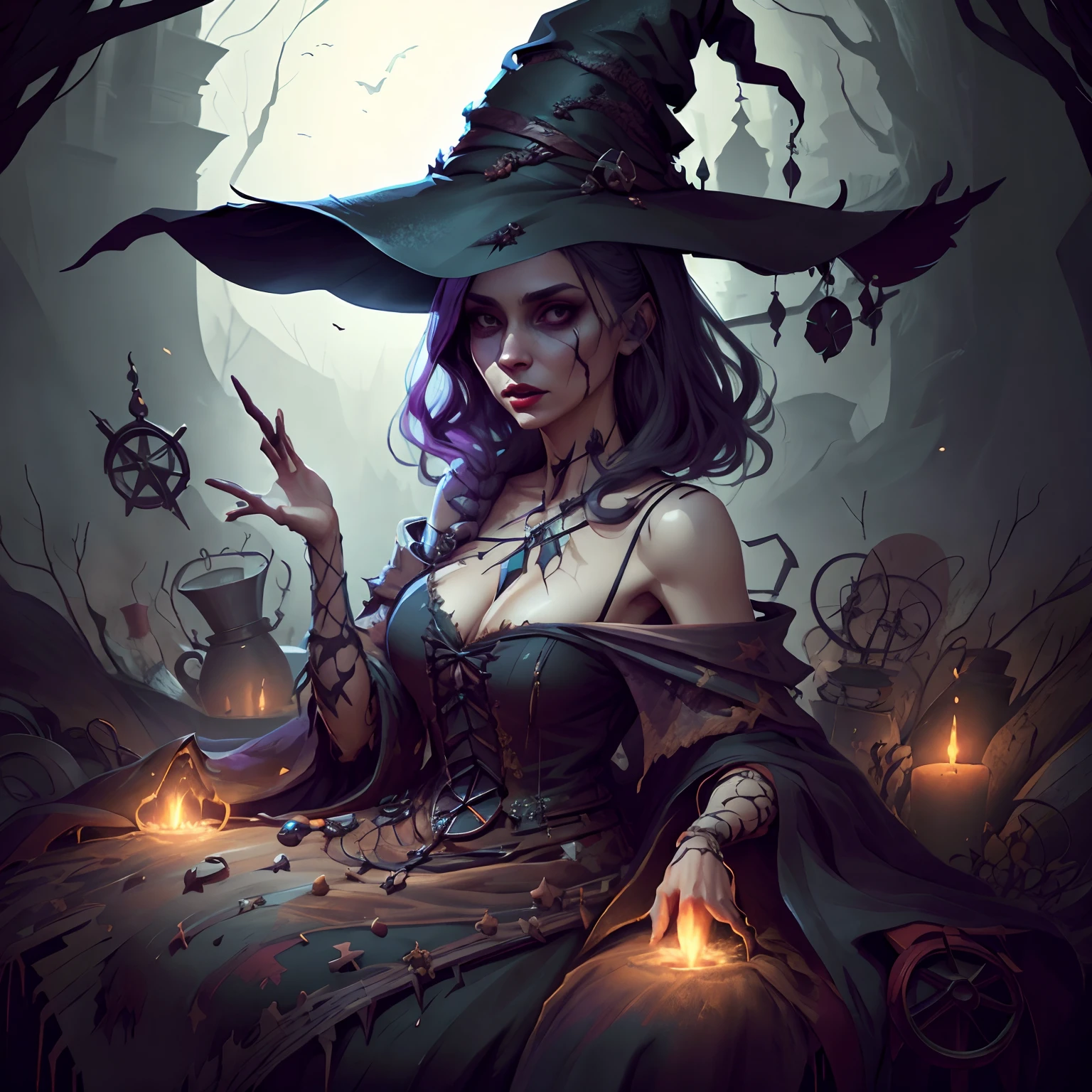WitchcraftPunkAI
dress on woman , cluttered environment