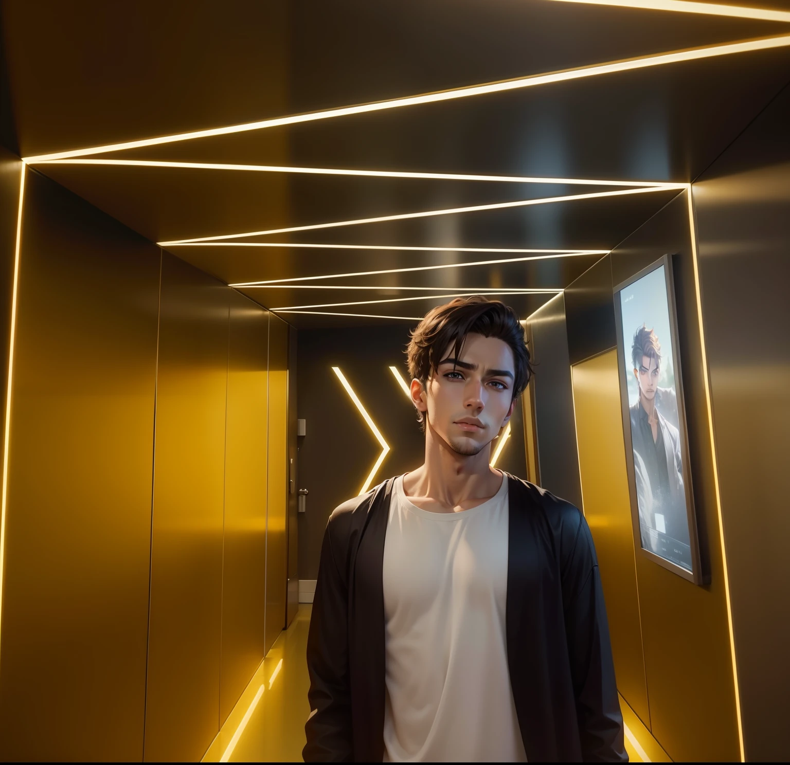 Change background, handsome boy, realistic face, 8k, ultra realistic, character, anime