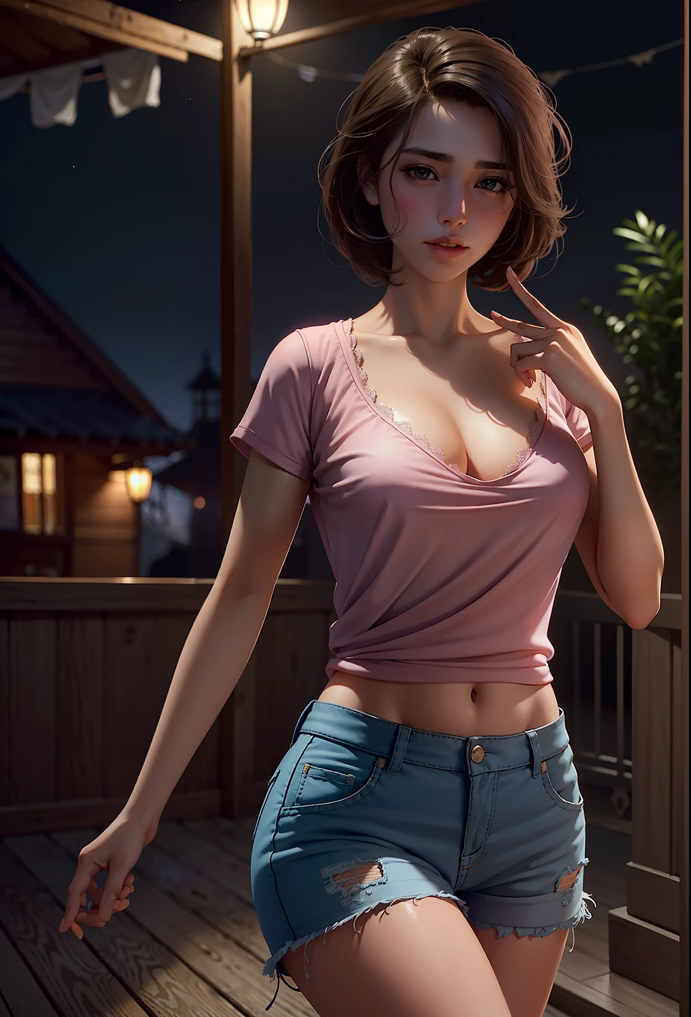 arurinh, ((blush)) ((embarrassed)), upper body, absurdity, long straight fine hair, dynamic pose, modelshoot:photoshoot, HD, high contrast, sharp image, masterpiece, closed mouth, balanced Appearance, CG Rendering, Small Skull, Detailed Clavicle, (Best Quality Detail: 1.2), Realistic, 8K Ultra Detailed, High Quality Textures, Detailed Textures, Detailed Detailed, High Detailed, Very Detailed cg, high quality shadows, beautiful face, detailed beautiful delicate eyes, depth of field, beautiful woman, small breasts, tall, blurred background, black scruffy wedding dress,