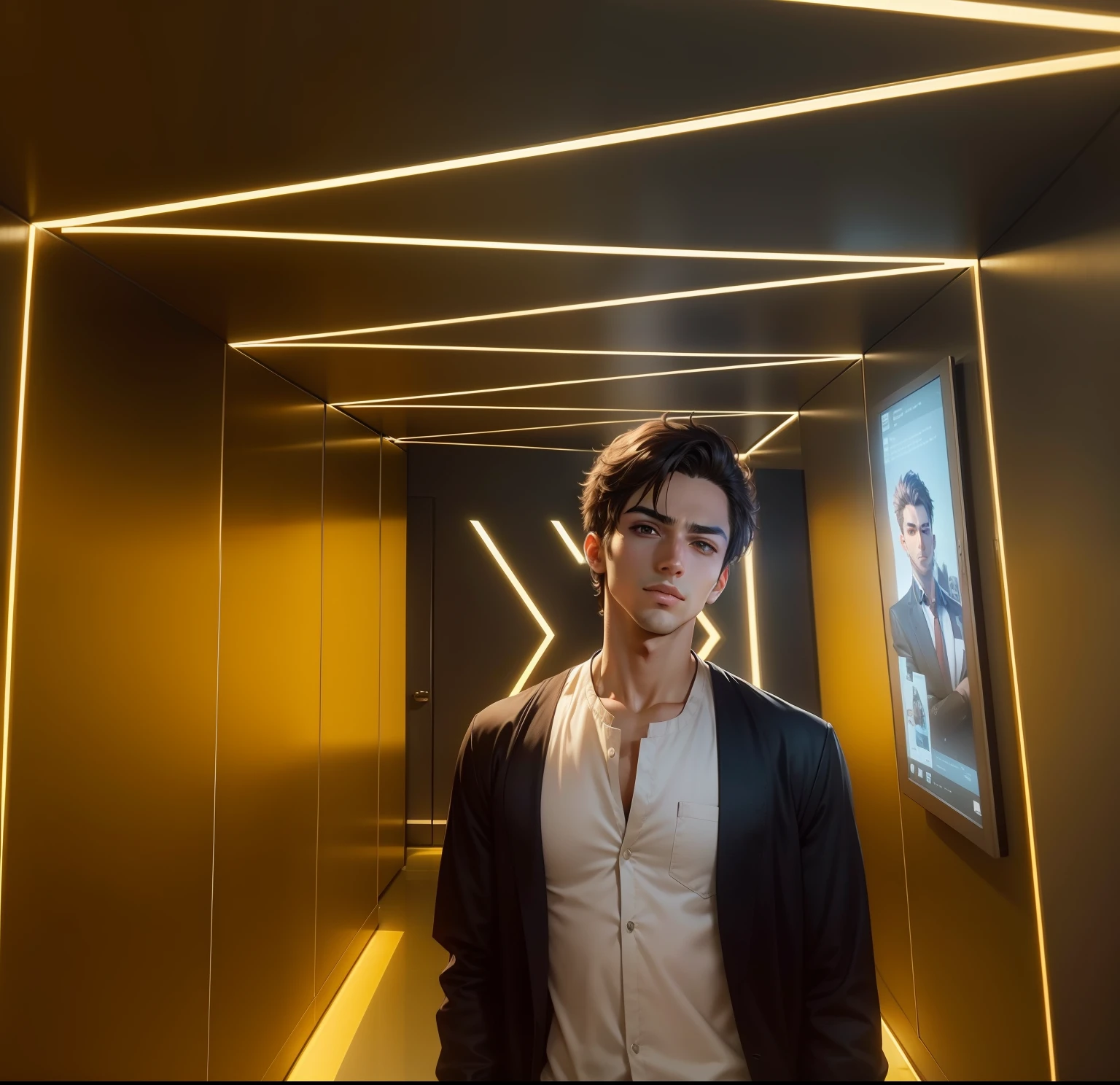 Change background, handsome boy, realistic face, 8k, ultra realistic, character, anime