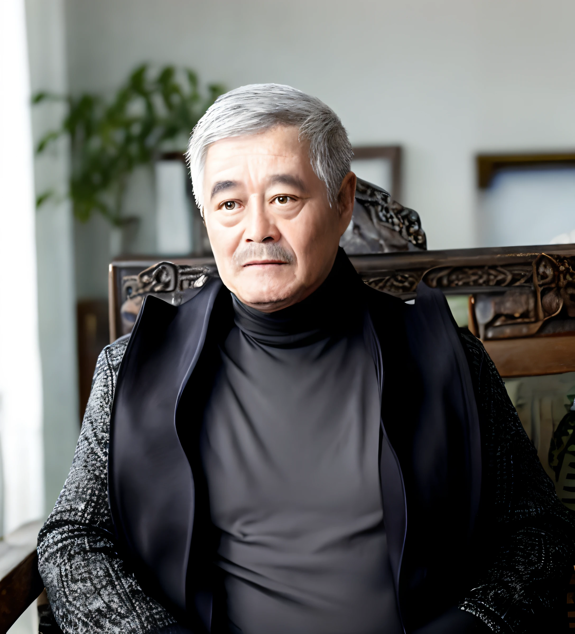 best quality, masterpiece,(photorealistic:1.4), 1man,male focus,looking at viewer,((holding book)),(black cloak),background at room,(high detailed skin:1.2),uhd, dslr, soft lighting, high quality, film grain