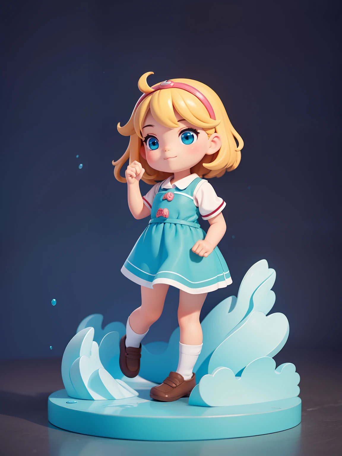 A little girl,swell sea,adolable,Hand companion,blindbox