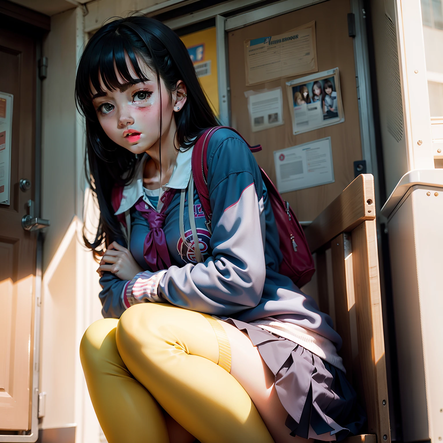 Young High School Girl