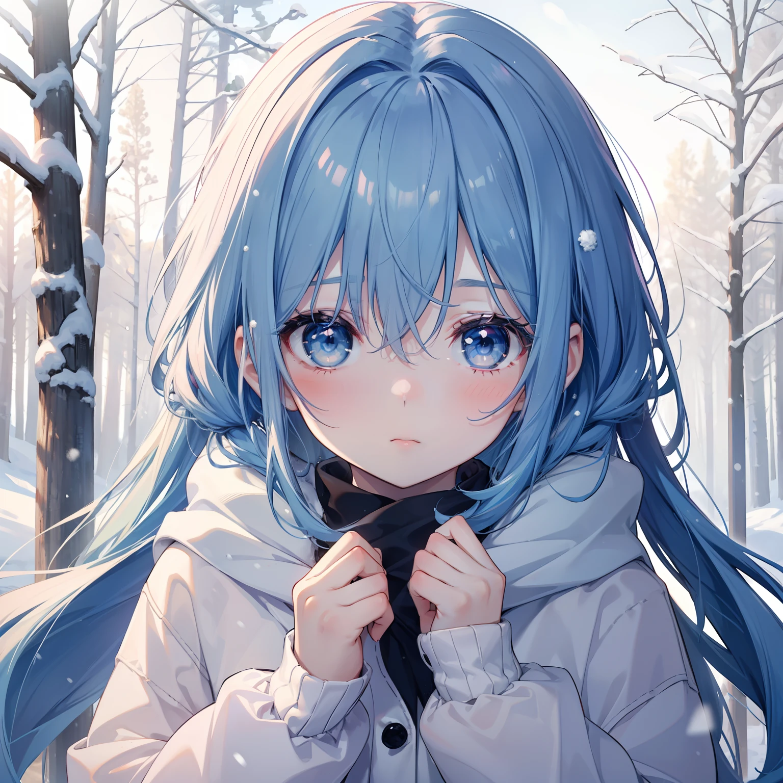 Anime Girl With Blue Hair And Blue Eyes Guests And Performers Anime