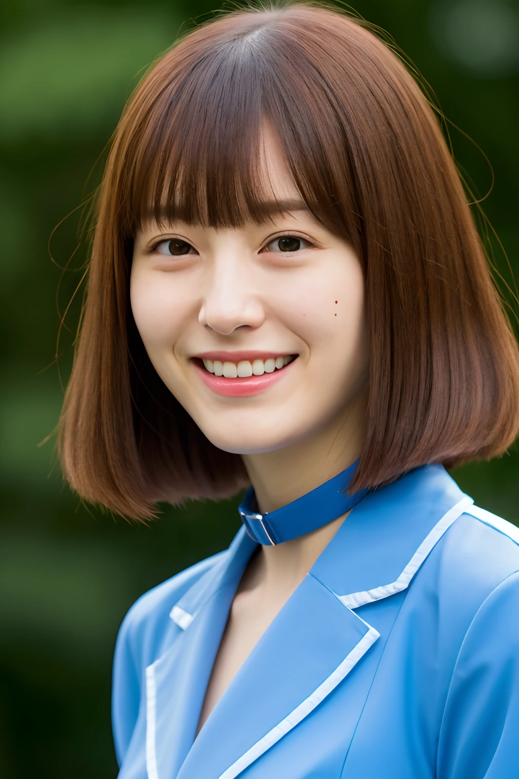 8k, RAW photo, best quality, masterpiece, pov, realistic,Real-life female face, high-resolution, natural expression, detailed features , ((full body)),
from below, 1pussy, small breasts, smile, slender, collar, barrette, serafuku, zettai ryouiki, japanese idol, mole, school,
1girl, (smile), jk_suit