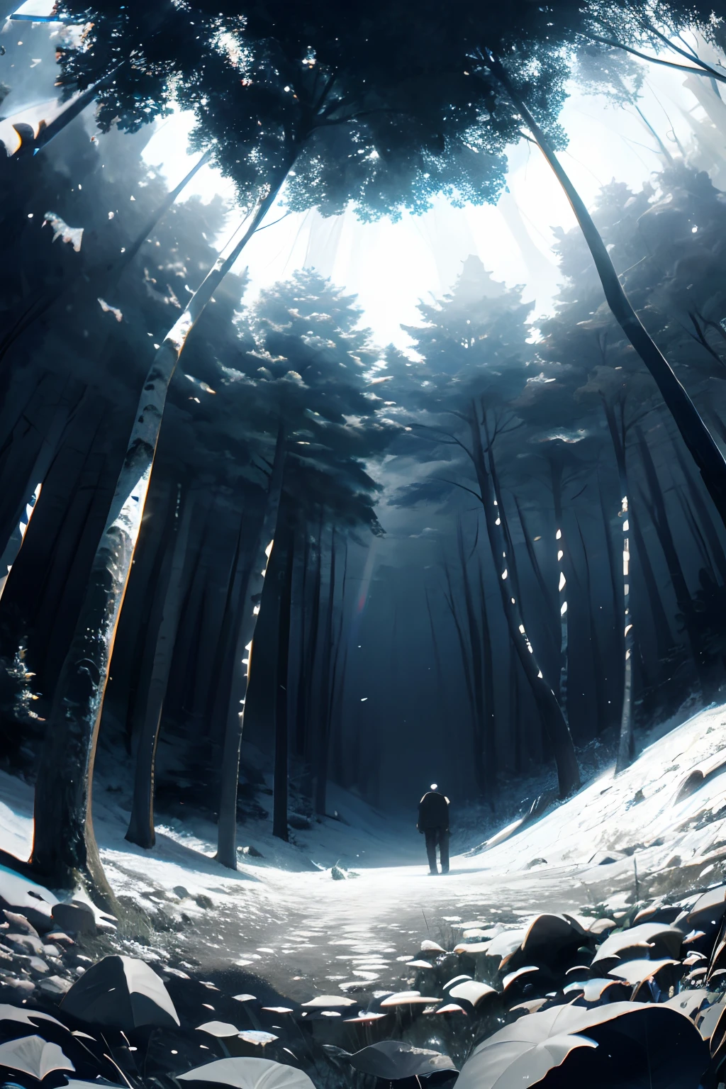 absurdres, highres, ultra detailed, (no human:1.3),
BREAK
, Create an image using a prism effect, with light refracting and creating a colorful, kaleidoscopic appearance.
BREAK
, Design an image with a fisheye lens effect, capturing a wide field of view with a distinctive, curved perspective.
BREAK
, Capture a forest path, with towering trees, dappled sunlight, and a sense of tranquility and natural beauty.
BREAK
, Illustrate a monochromatic world, using only shades of black, white, and gray to convey depth, emotion, and a striking visual impact.