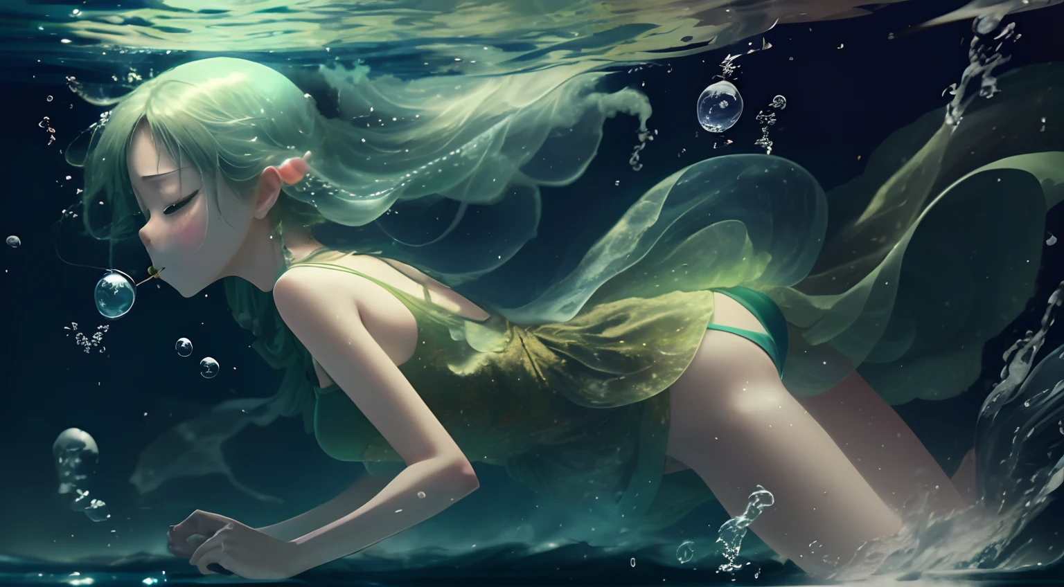 Exhale through the mouth、agony、uneasy、hopelessness、exhaustion