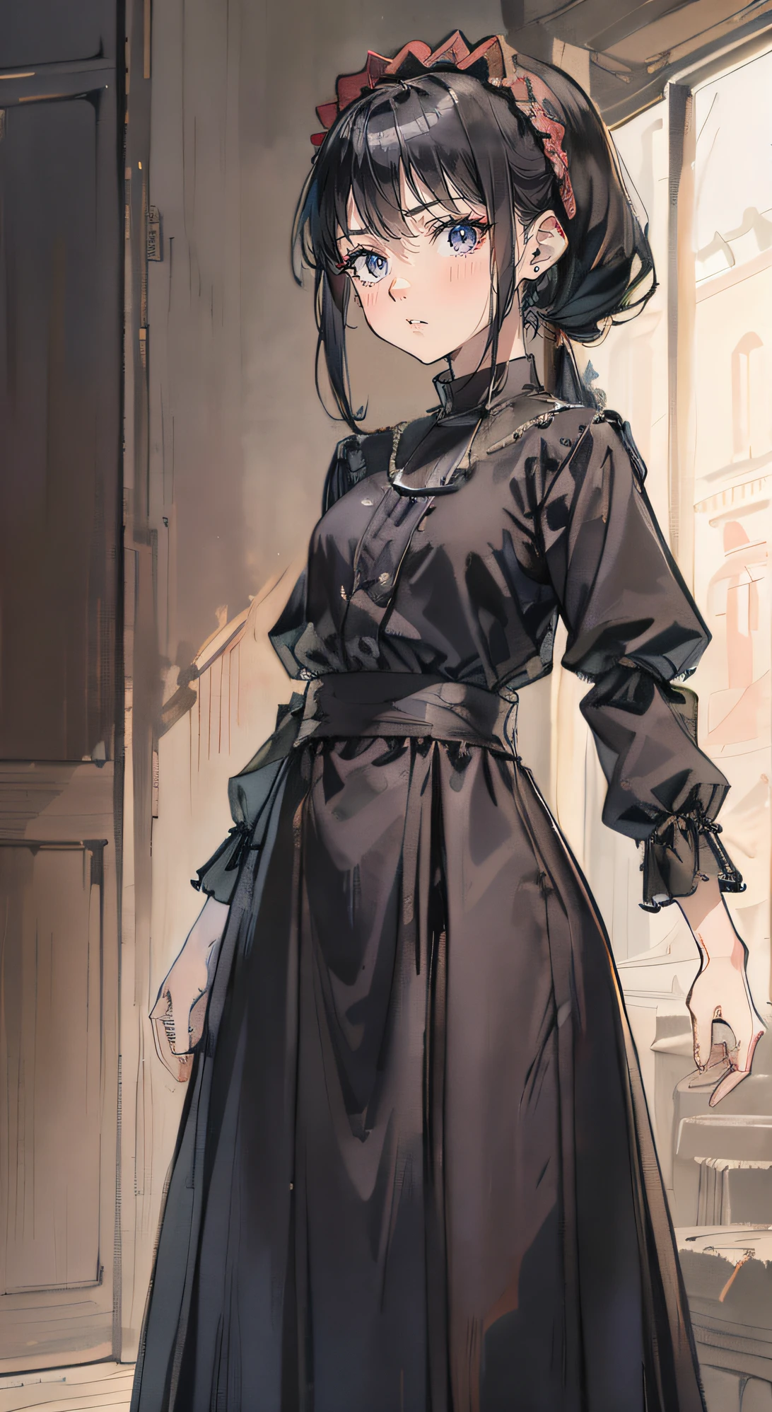 Black eyes,A look of determination