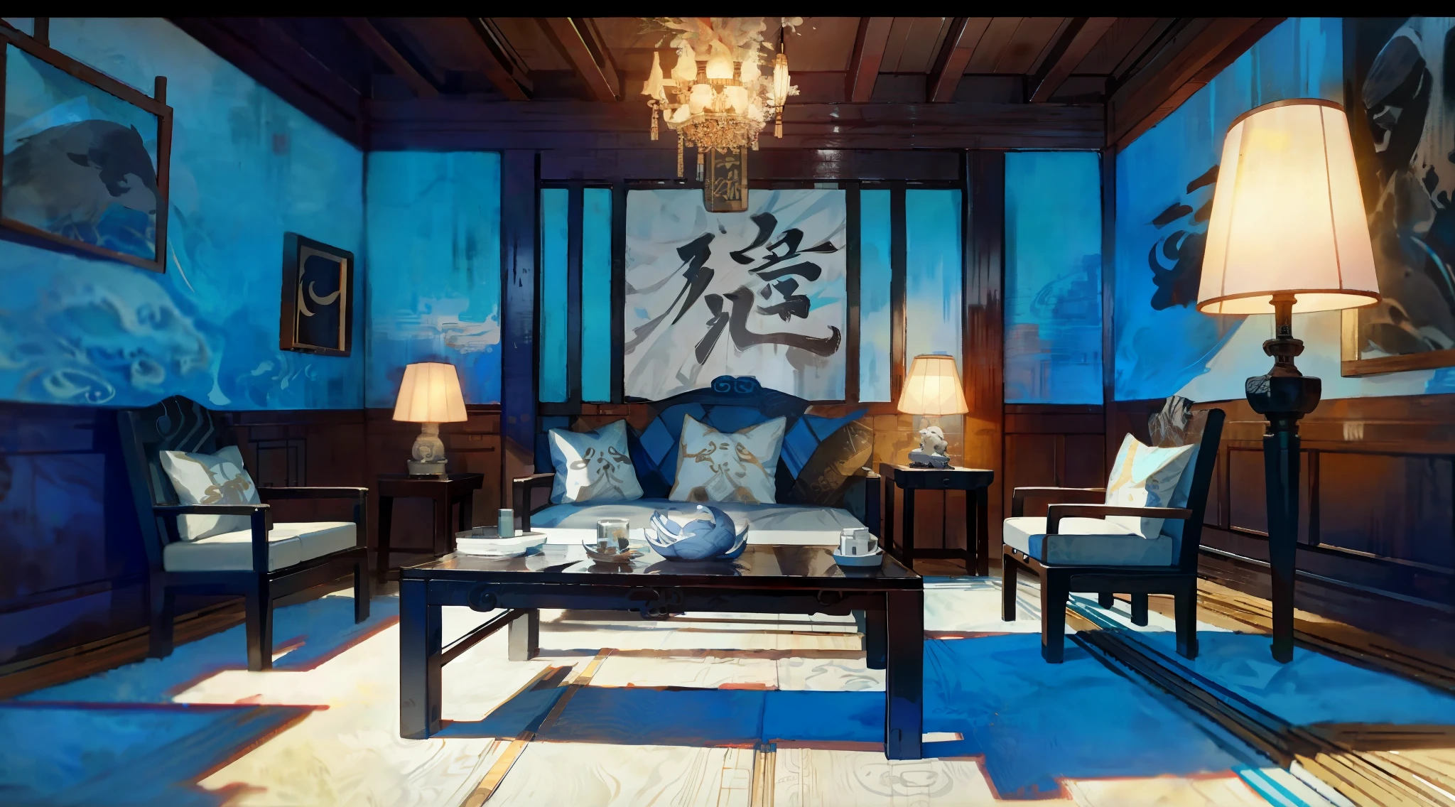 In ancient China, there were several strange animal heads hanging on the wall, (Face Detail Optimization: 1.5) (Masterpiece), (Advanced: 1.5), Top CG, Highest Quality, Right Proportions, Perfect Composition, High Quality Detail, Perfect Detail, (Super Detailed CG: 1.2), (8K: 1.2), Realistic, Octane Rendering, dark sky, dark night, dark theme,