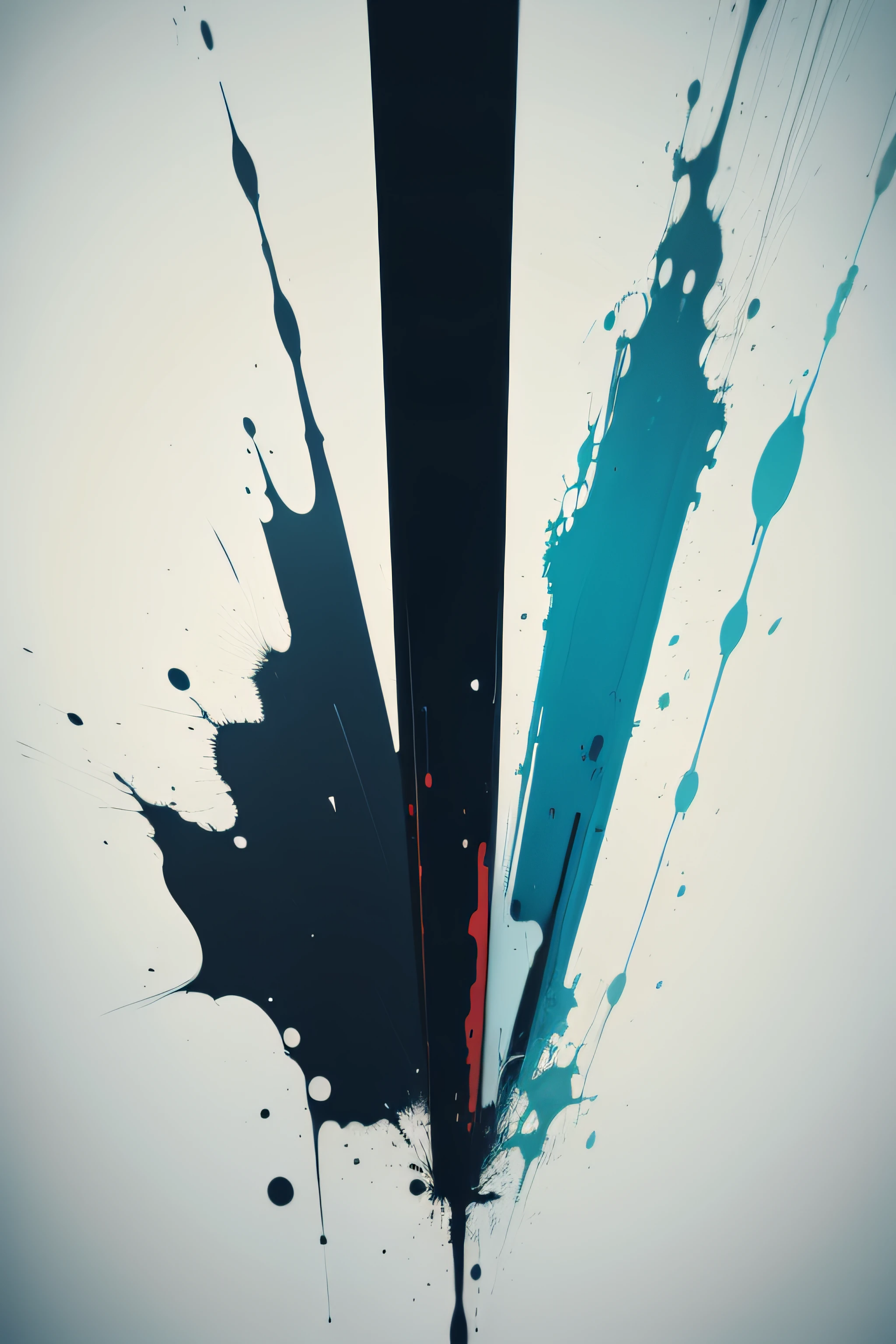 an empty abstract painting