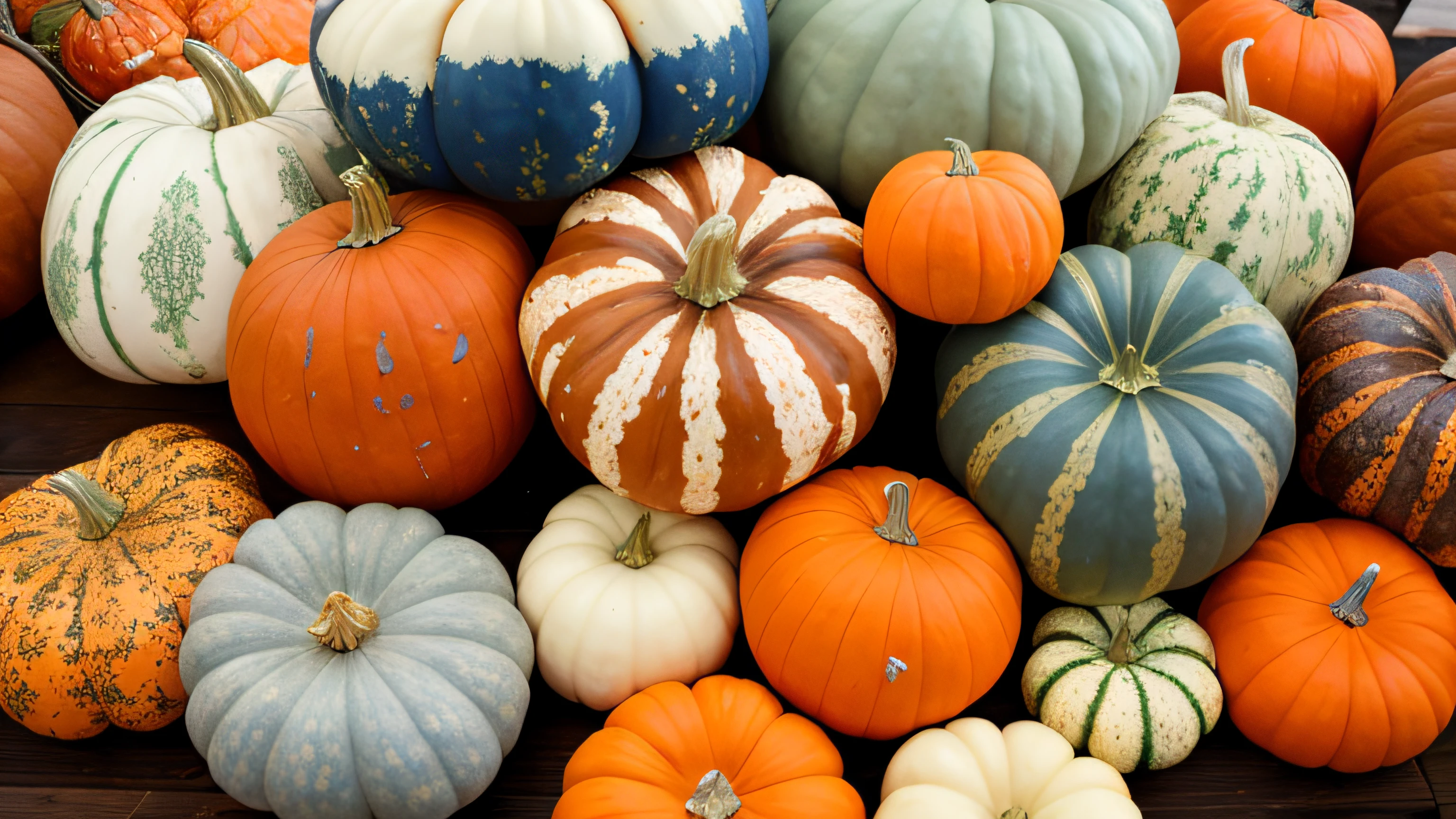 various pumpkins